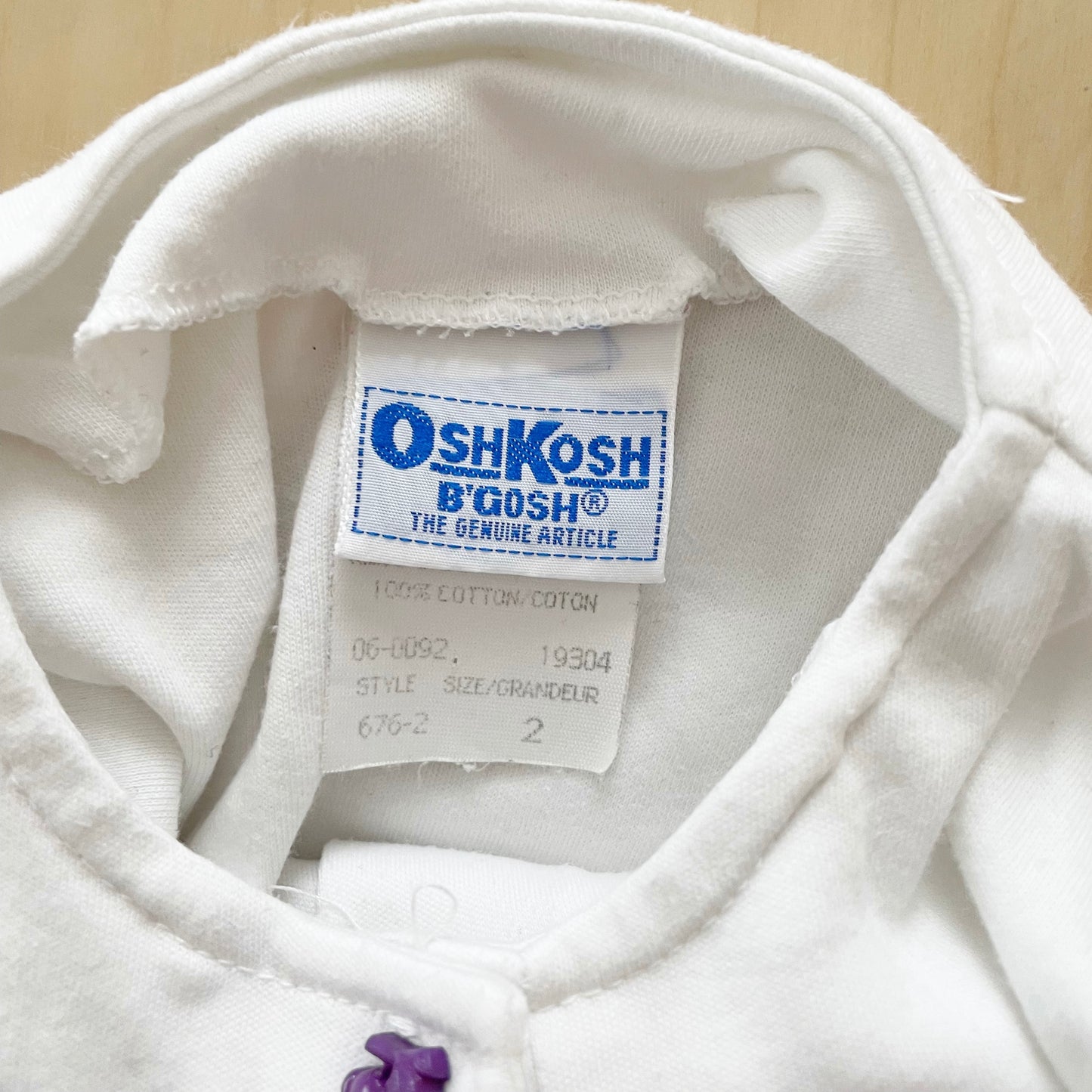 OshKosh Fruit Layer Top - Yellow Clover Vintage Kids Clothes