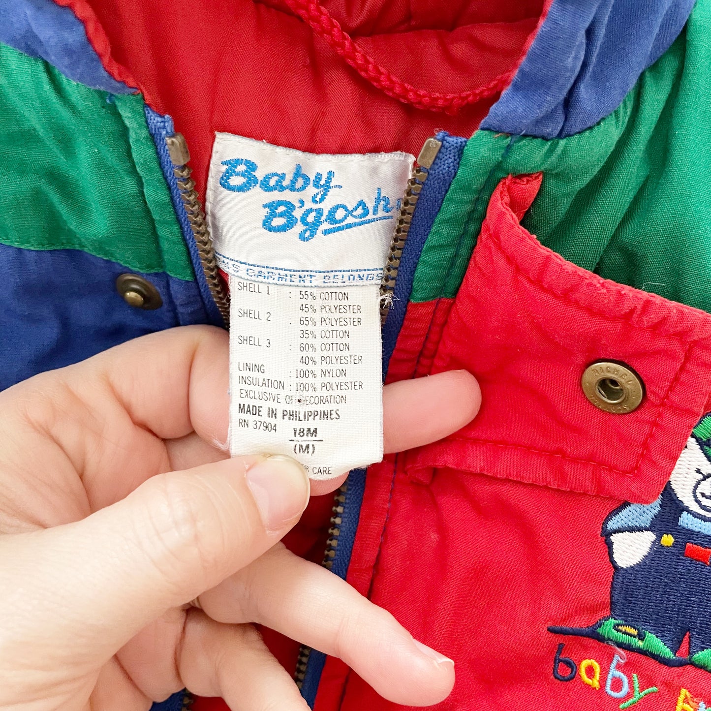 Baby B’gosh Colorblock Bear Coat