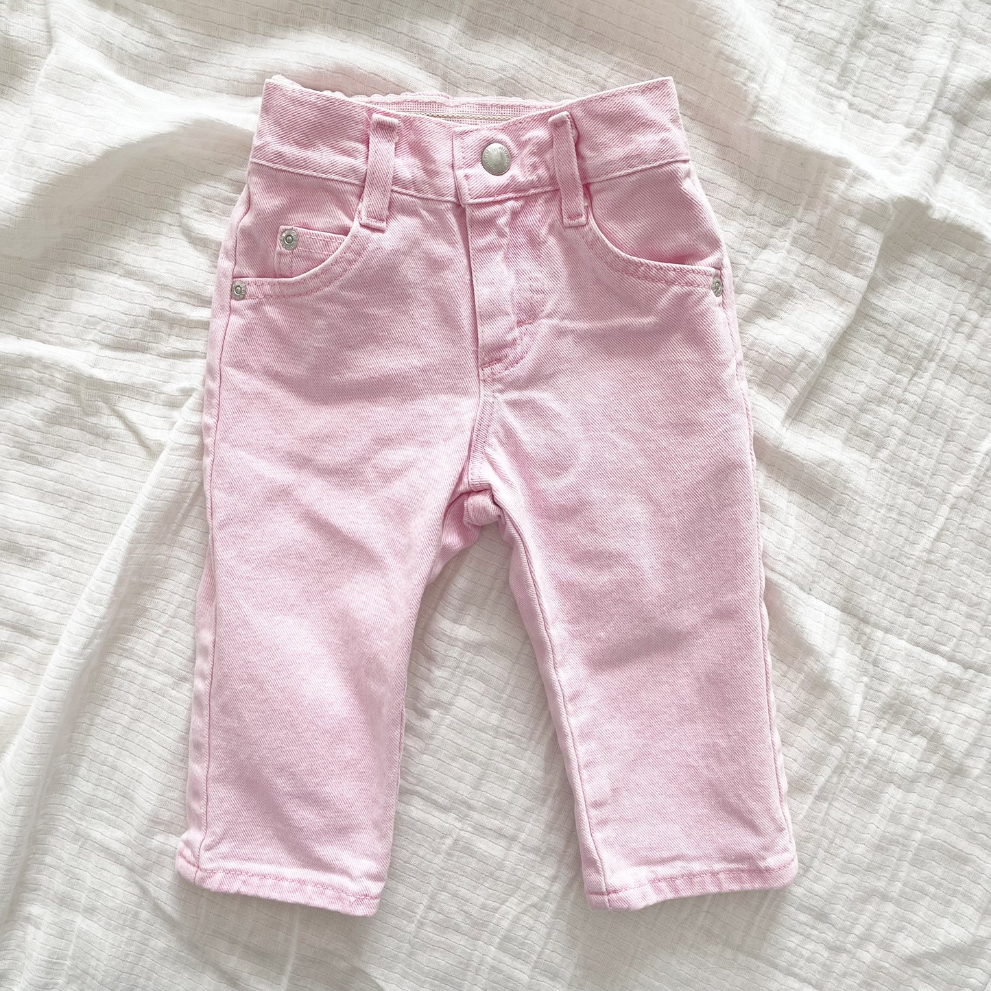 Riders Pink Denim Jeans • 18m