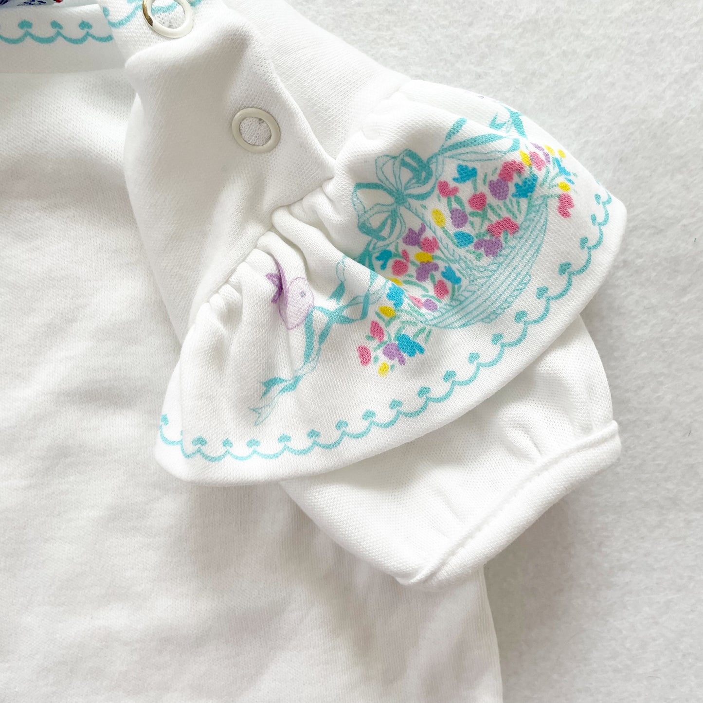 OshKosh Flower Basket Top - Yellow Clover Vintage Kids Clothes
