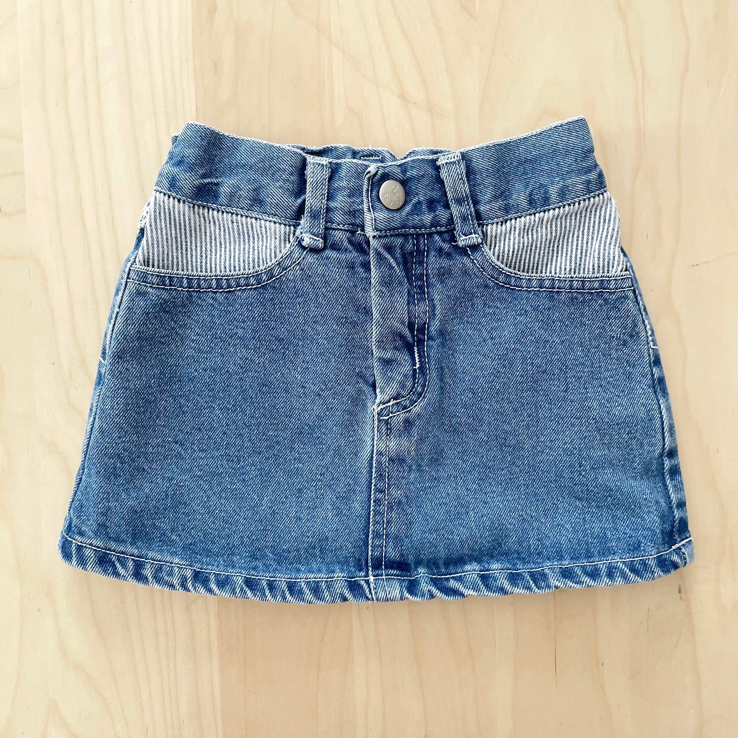 Vintage Guess Denim Mini Skirt - Yellow Clover Vintage Kids Clothes