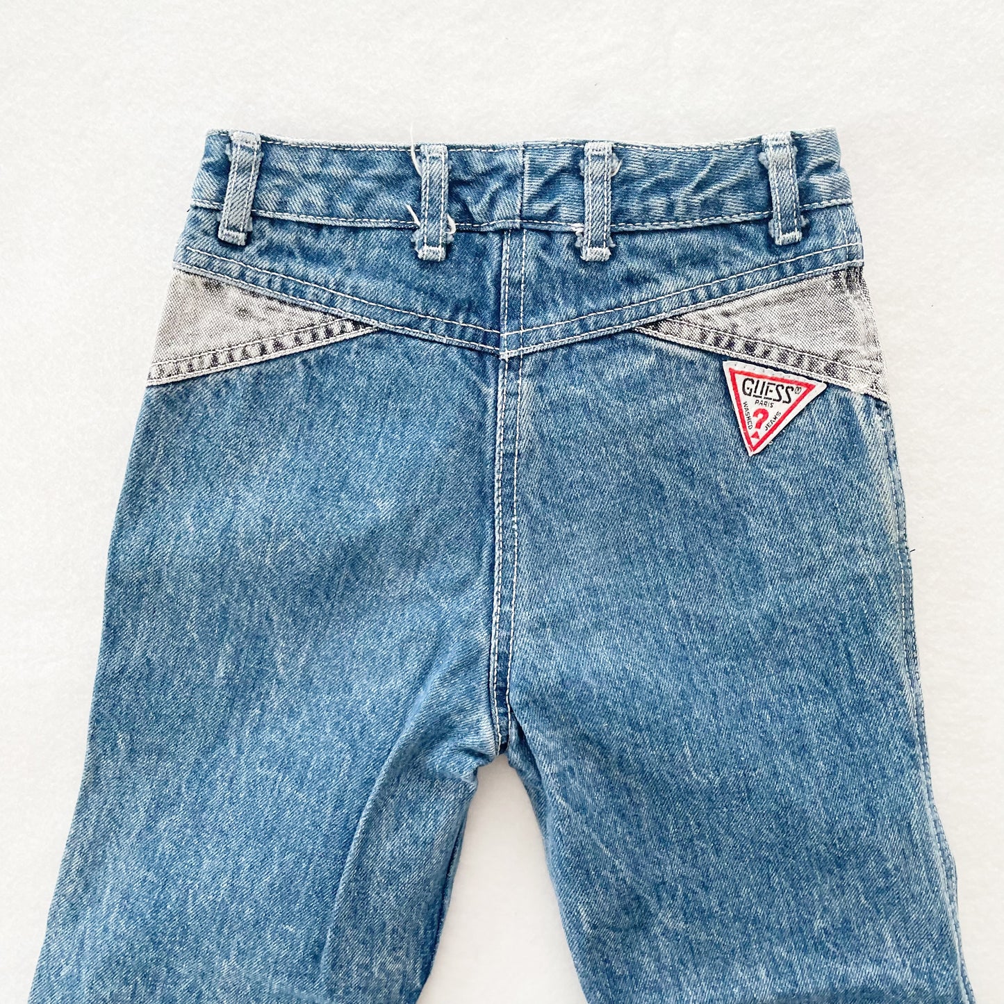 Guess Acid Wash Jeans • 8y - Yellow Clover Vintage Kids Clothes