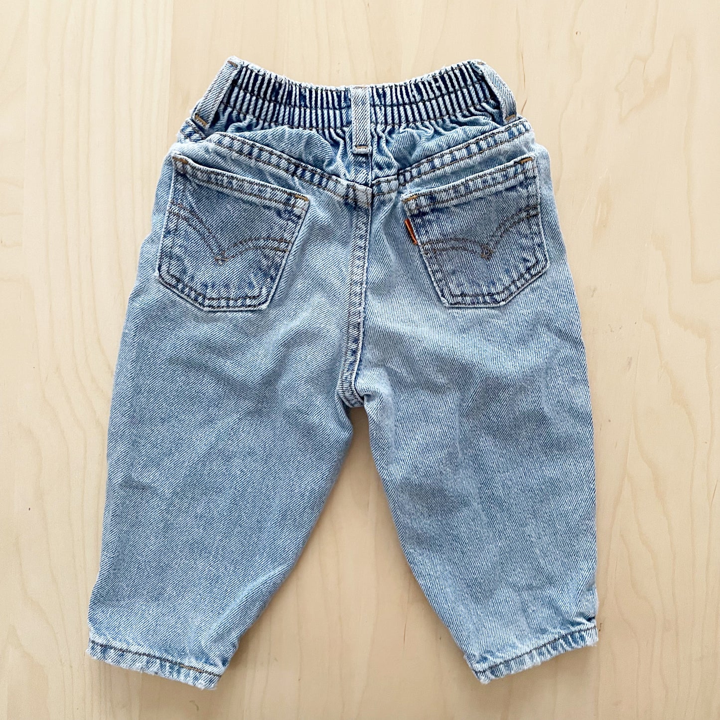 Levi’s Light Wash Orange Tab Jeans