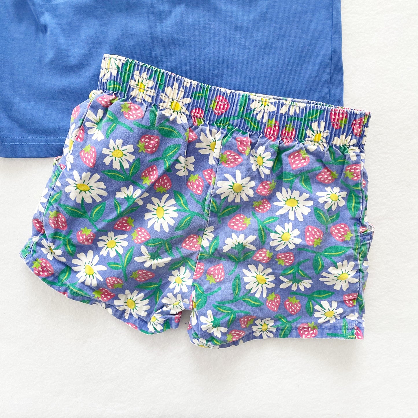 OshKosh Strawberry Daisy Set - Yellow Clover Vintage Kids Clothes