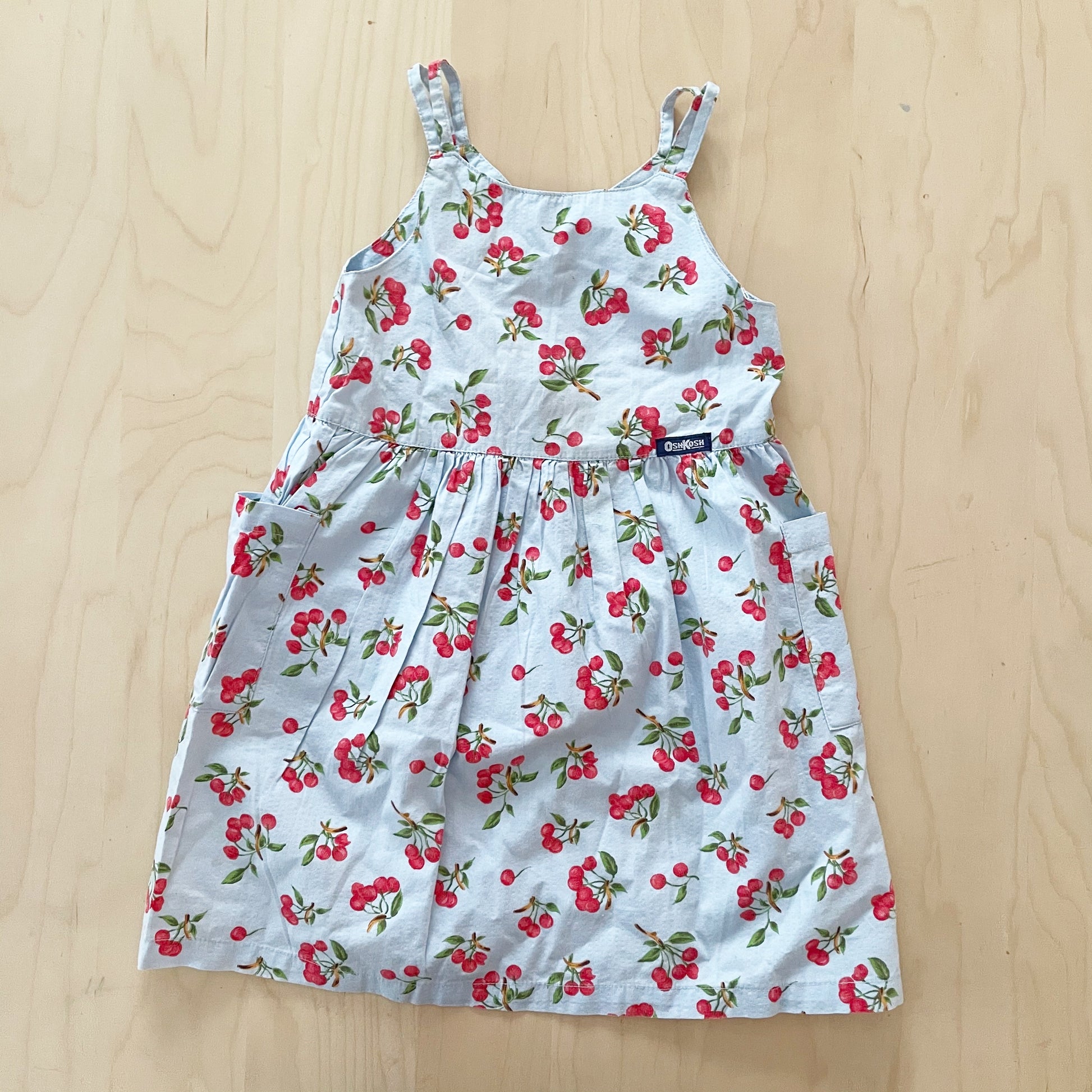 Vintage OshKosh Cherry Print Dress