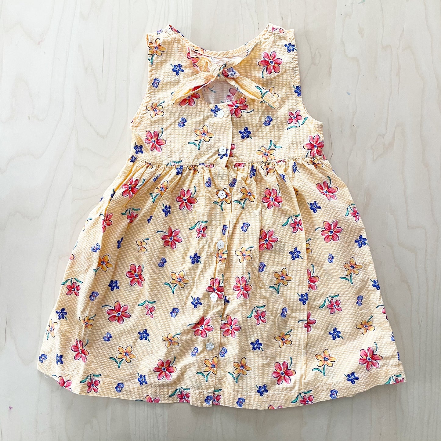 OshKosh Floral Check Dress Set