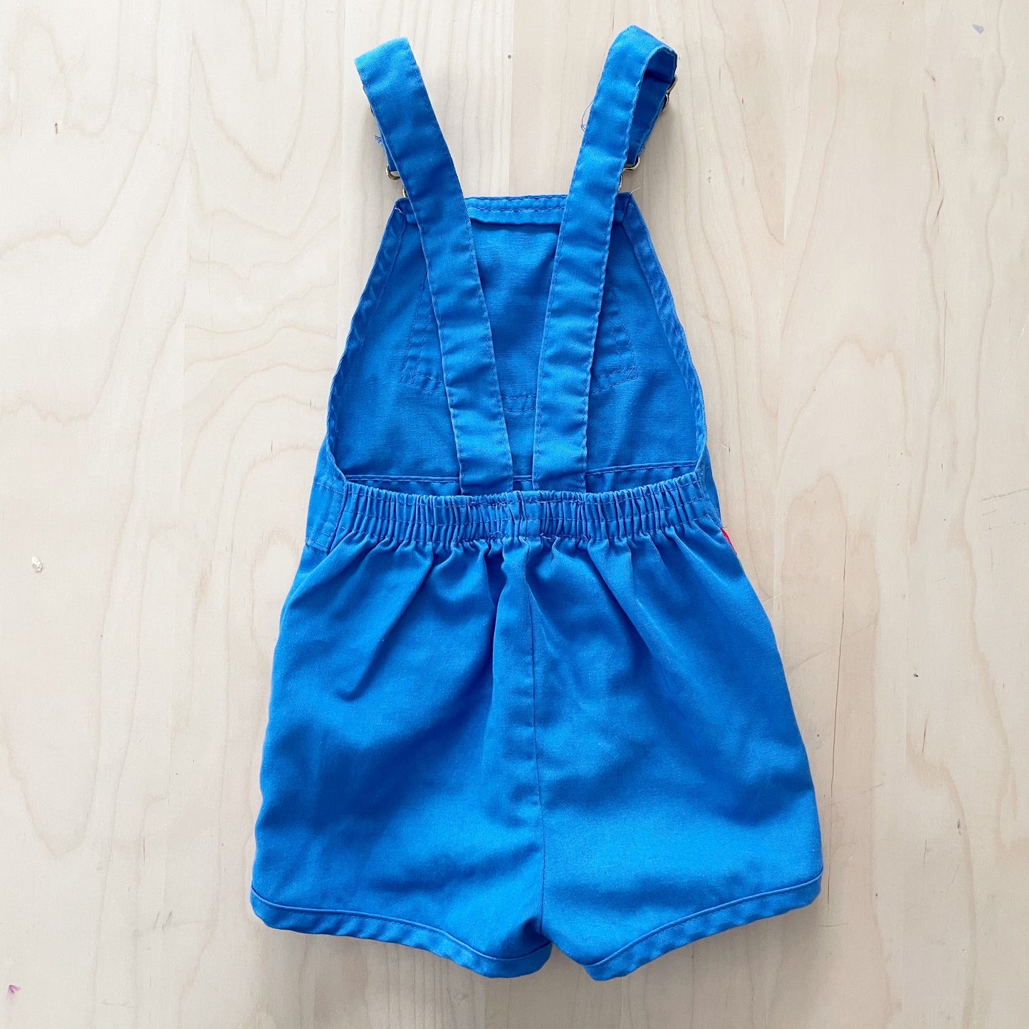 OshKosh Colorblock Shortalls - Yellow Clover Vintage Kids Clothes
