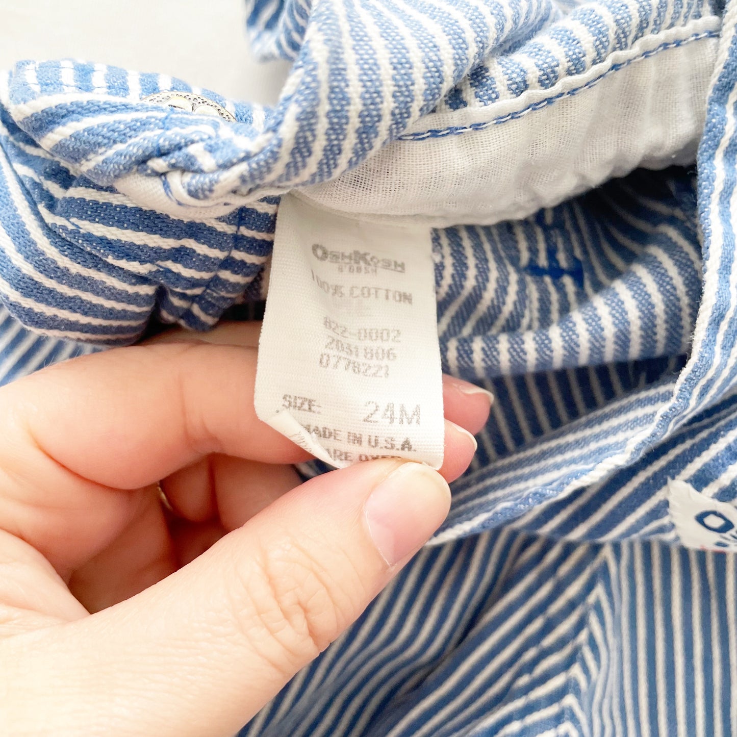 OshKosh Hickory Striped Overalls