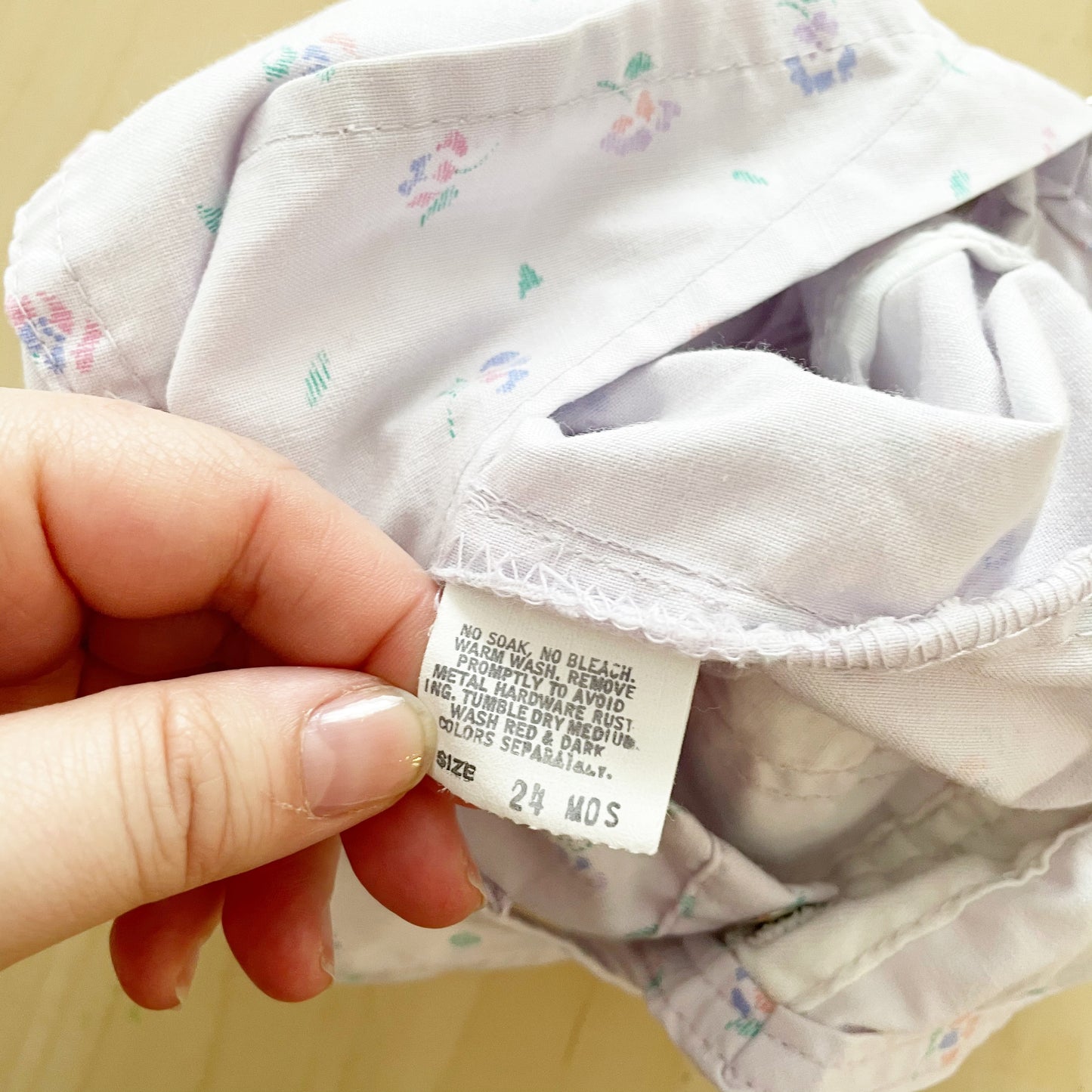 OshKosh Light Purple Floral Shortalls