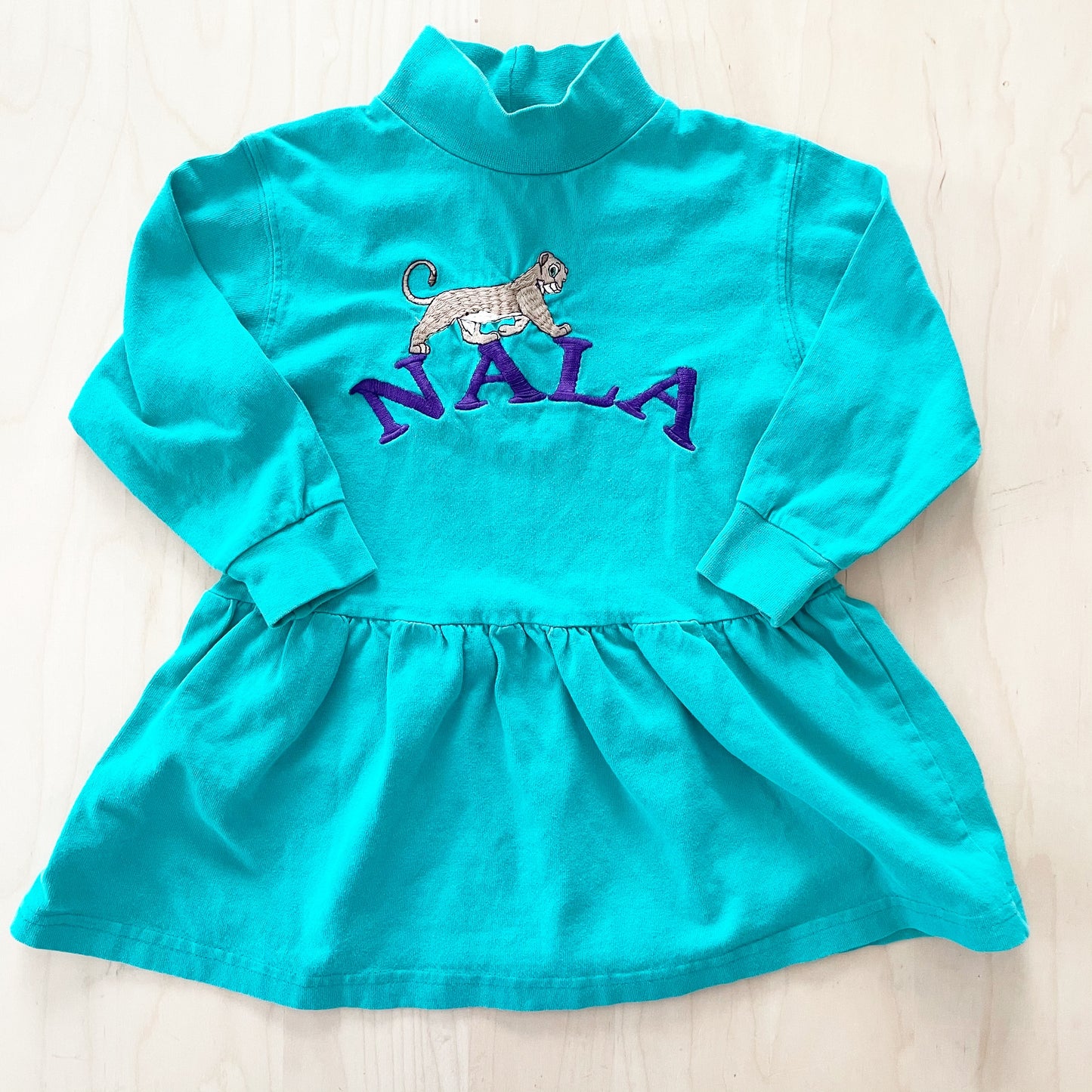 Disney Store Lion King Nala Tunic Top - Yellow Clover Vintage Kids Clothes