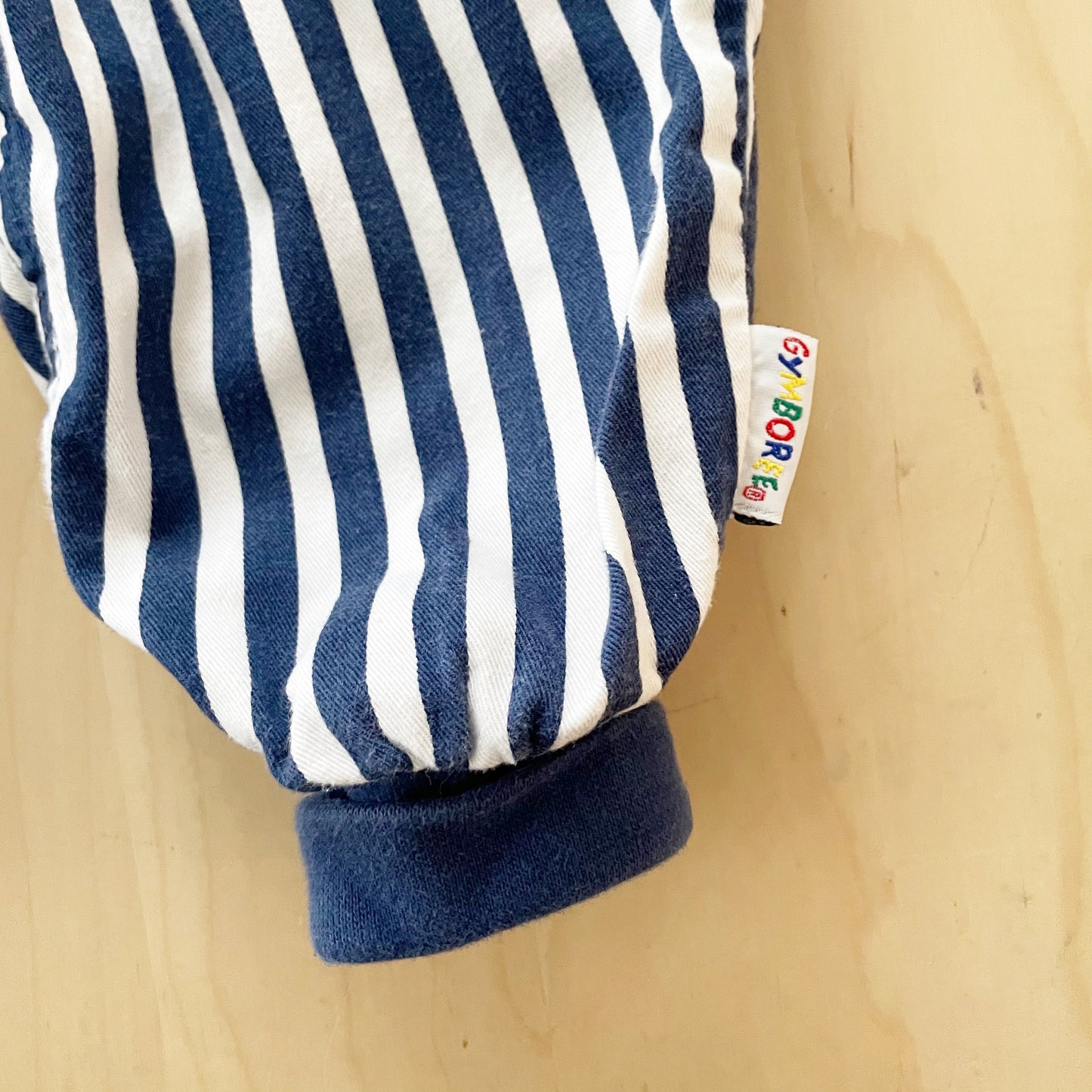 Gymboree Striped Patch Overalls - Yellow Clover Vintage Kids Clothes