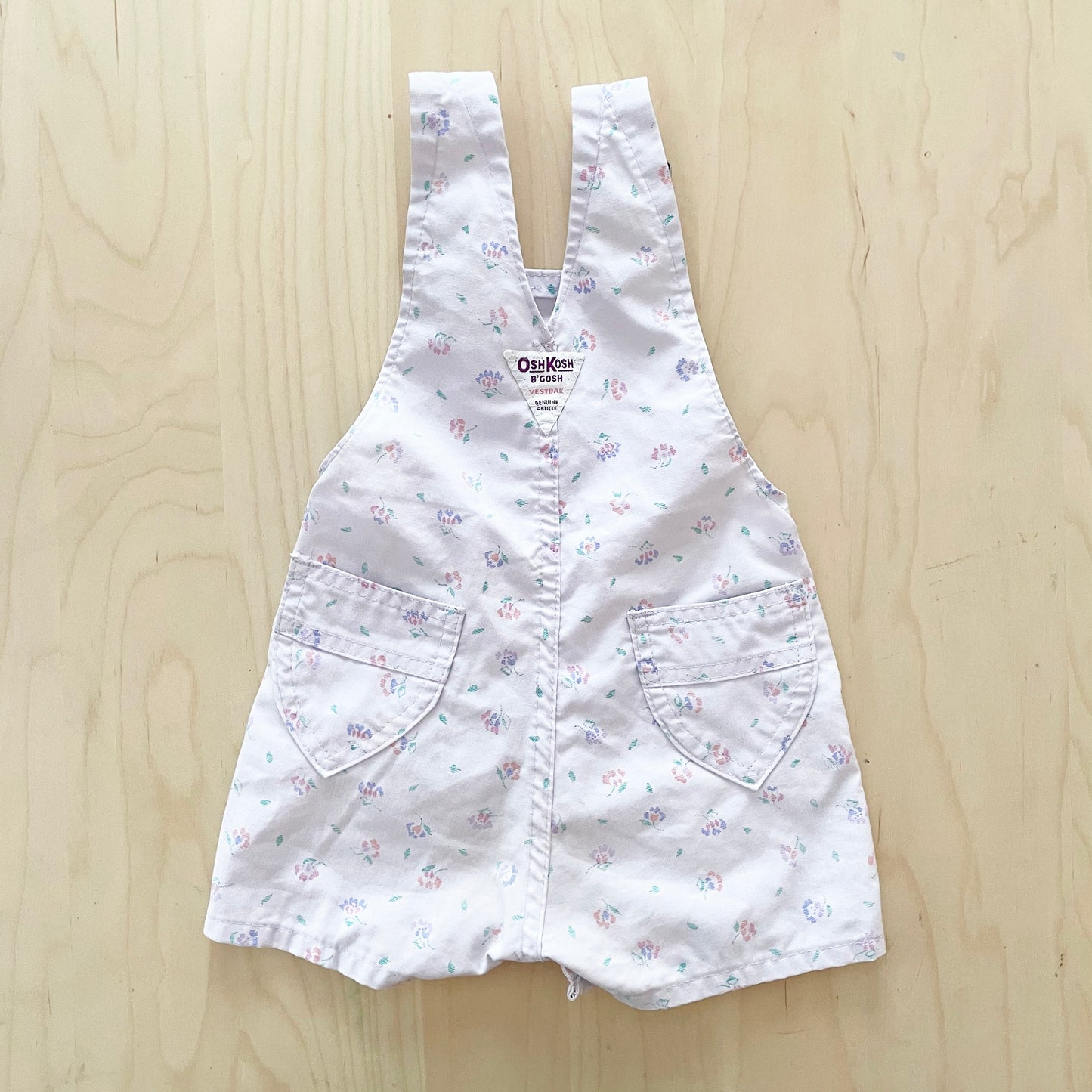 OshKosh Light Purple Floral Shortalls