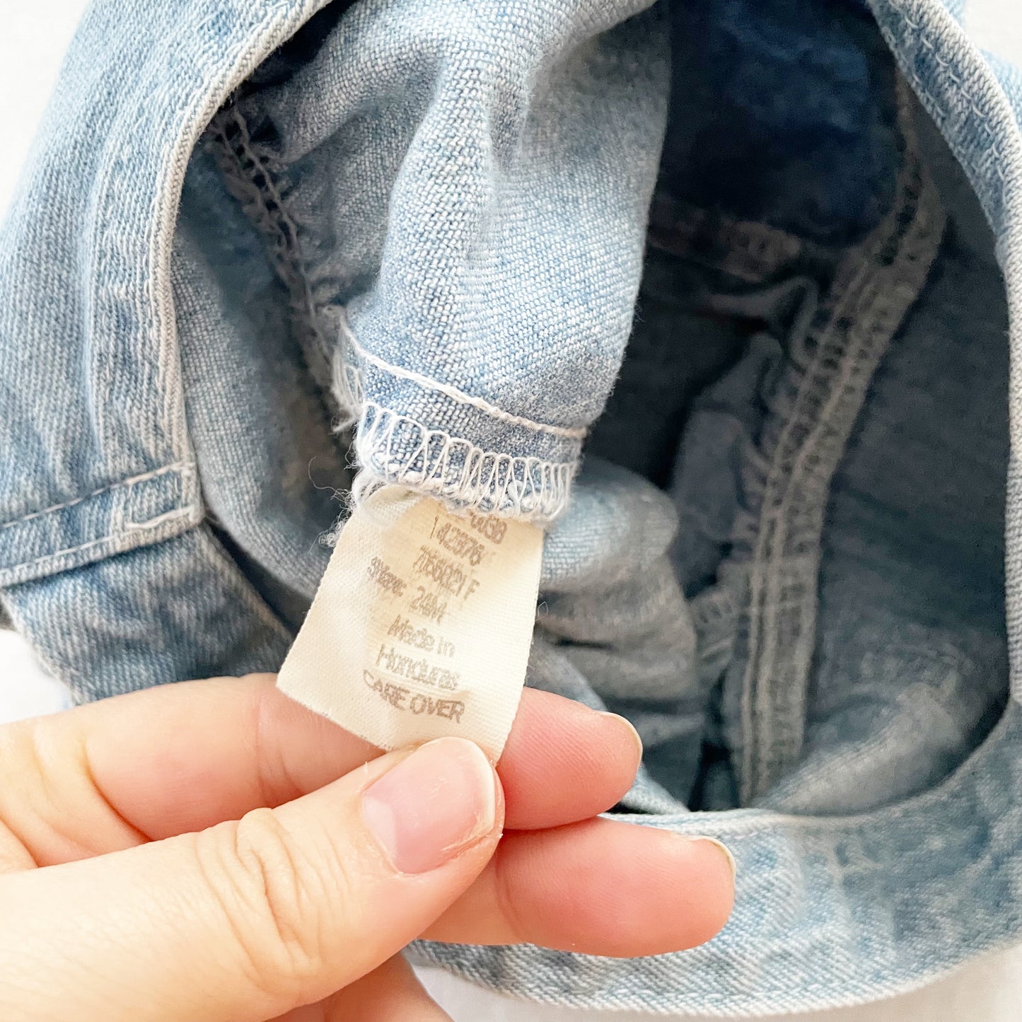 Baby B’gosh Light Wash Denim Bubble