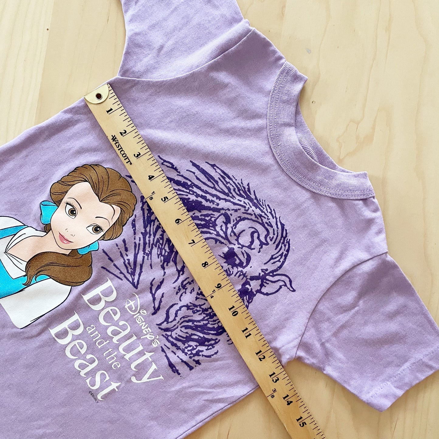 Belle Beauty and the Beast Tee - Yellow Clover Vintage Kids Clothes
