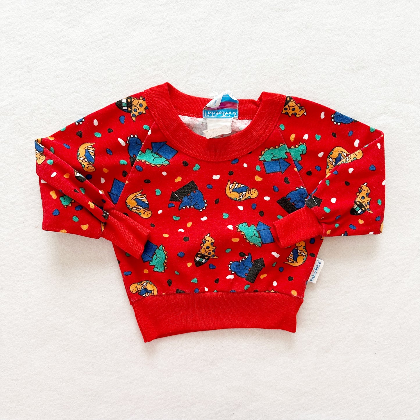 Fisher Price Dino Shirt - Yellow Clover Vintage Kids Clothes