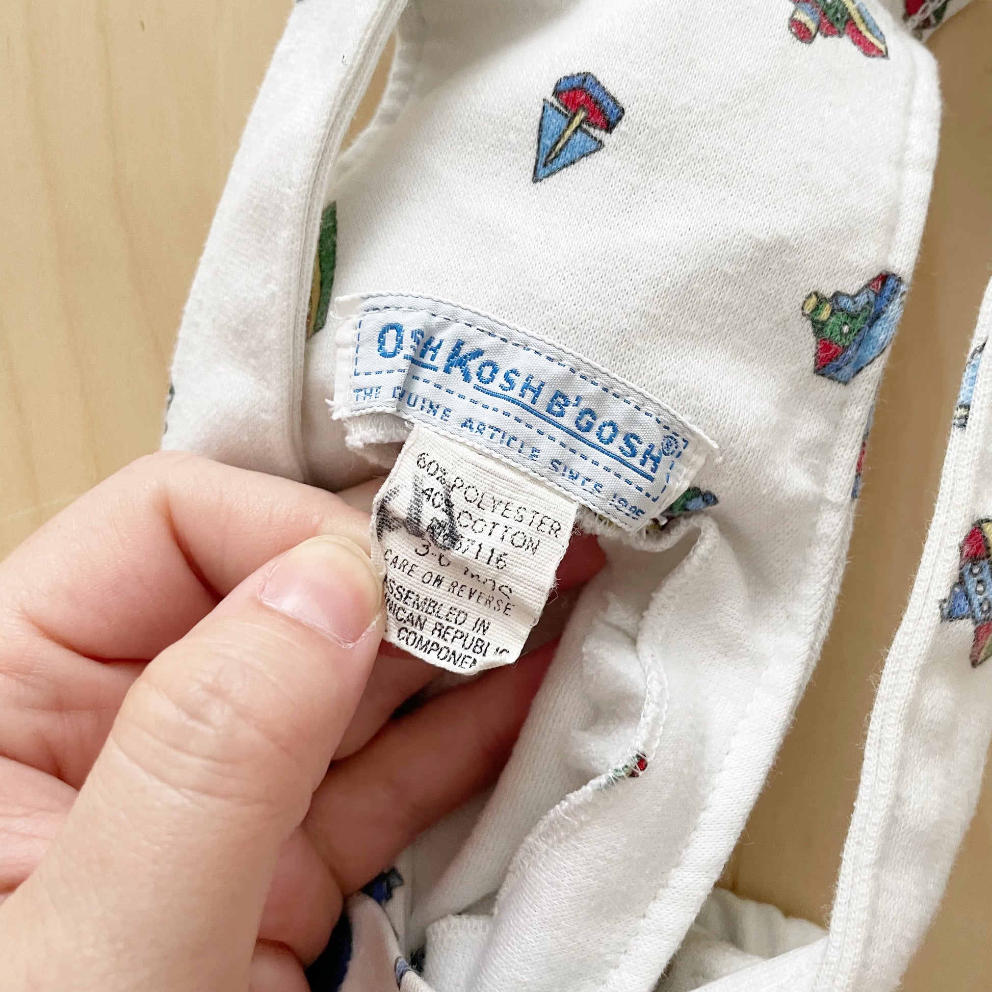 OshKosh Boat Jersey Bubble Romper - Yellow Clover Vintage Kids Clothes