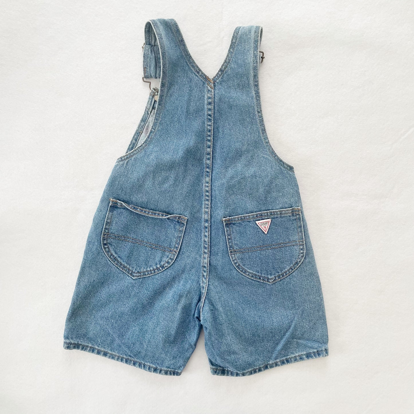 Guess Patch Shortalls • 4y - Yellow Clover Vintage Kids Clothes