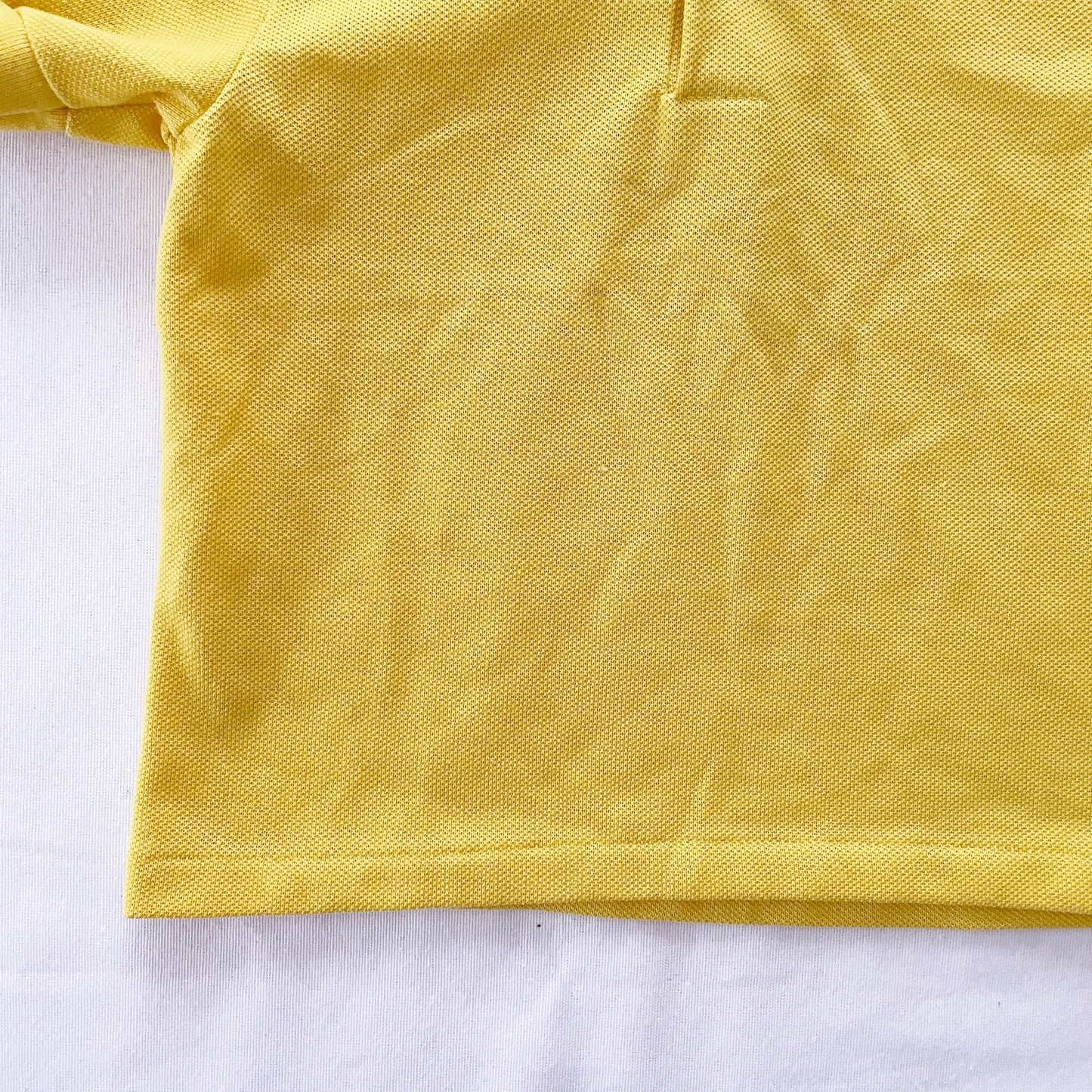 OshKosh Embroidered Sleeve Polo - Yellow Clover Vintage Kids Clothes