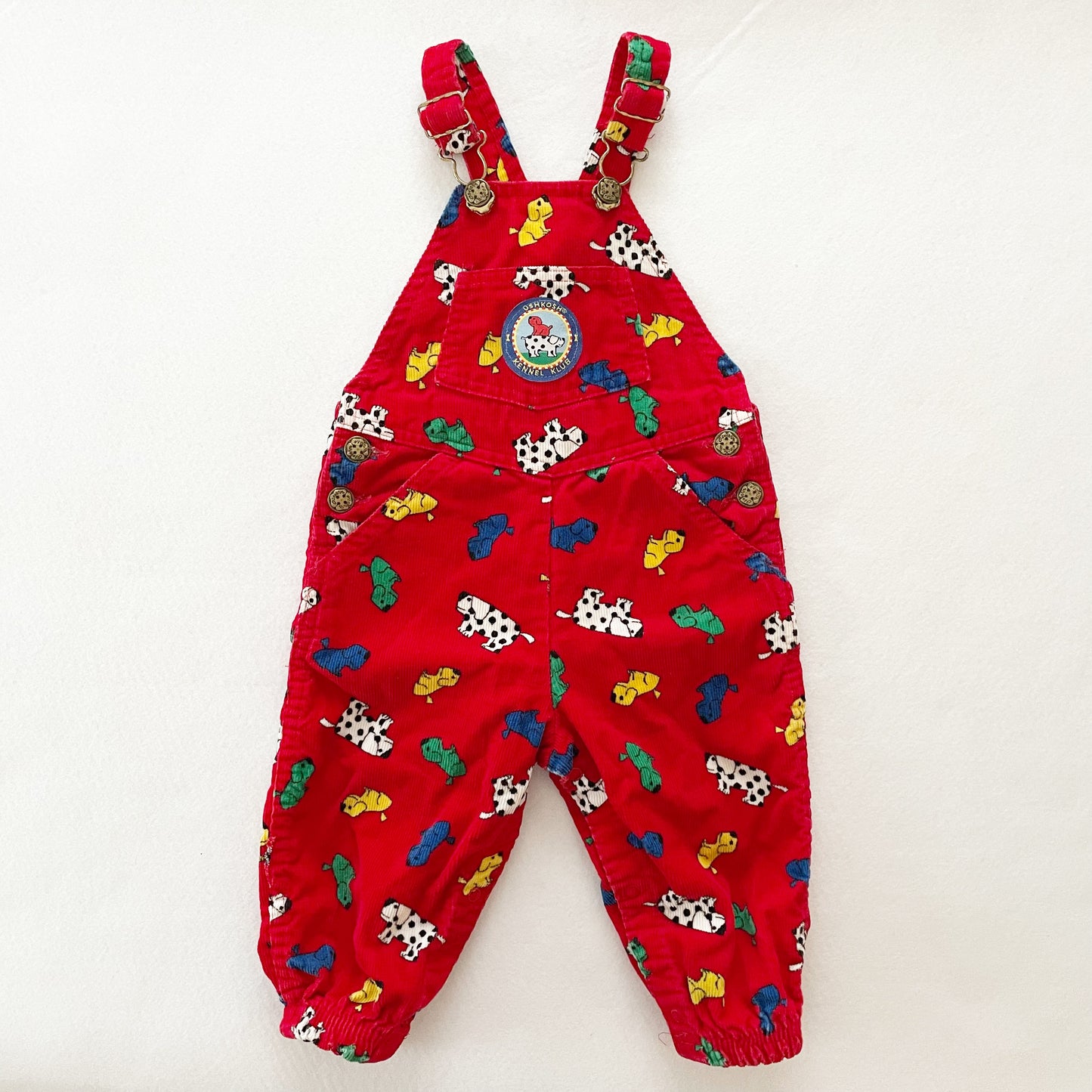 OshKosh Kennel Klub Puppy Print Overalls