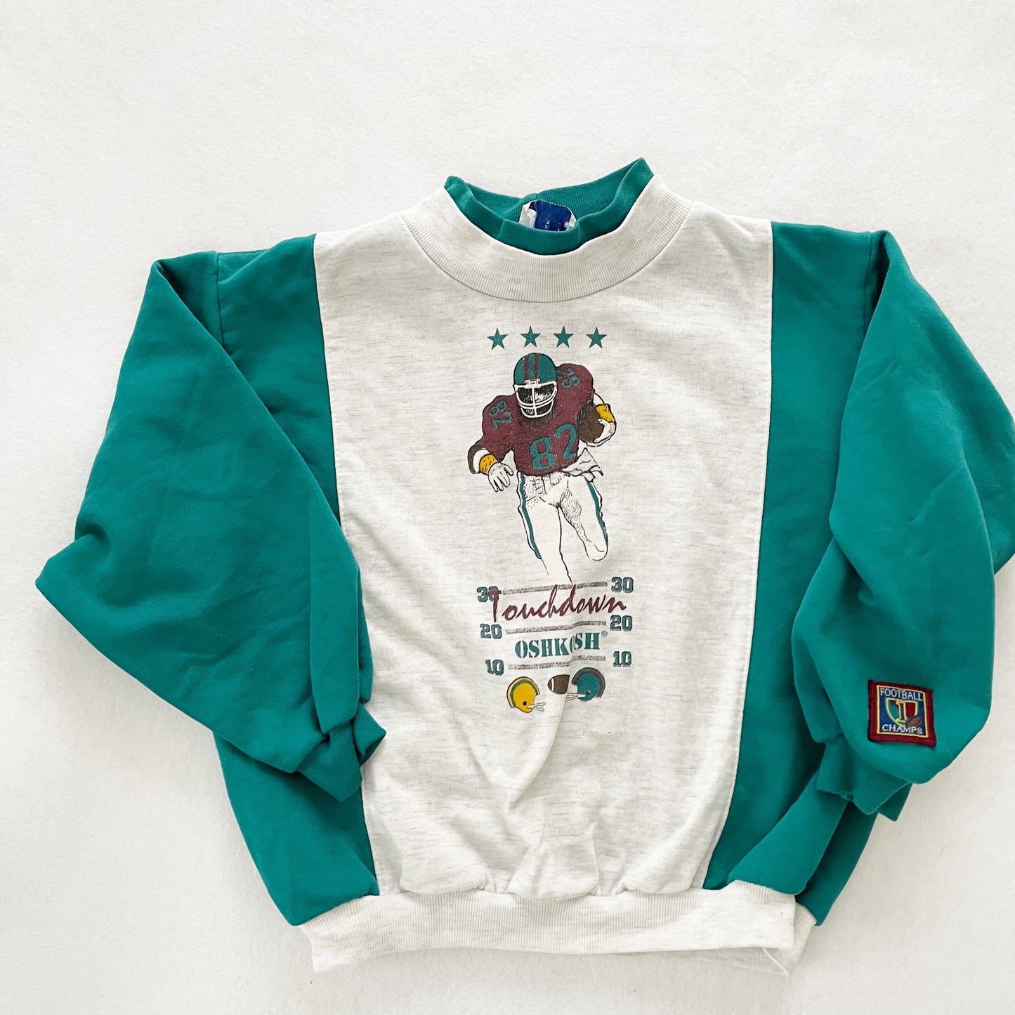 OshKosh Football Champs Set - Yellow Clover Vintage Kids Clothes