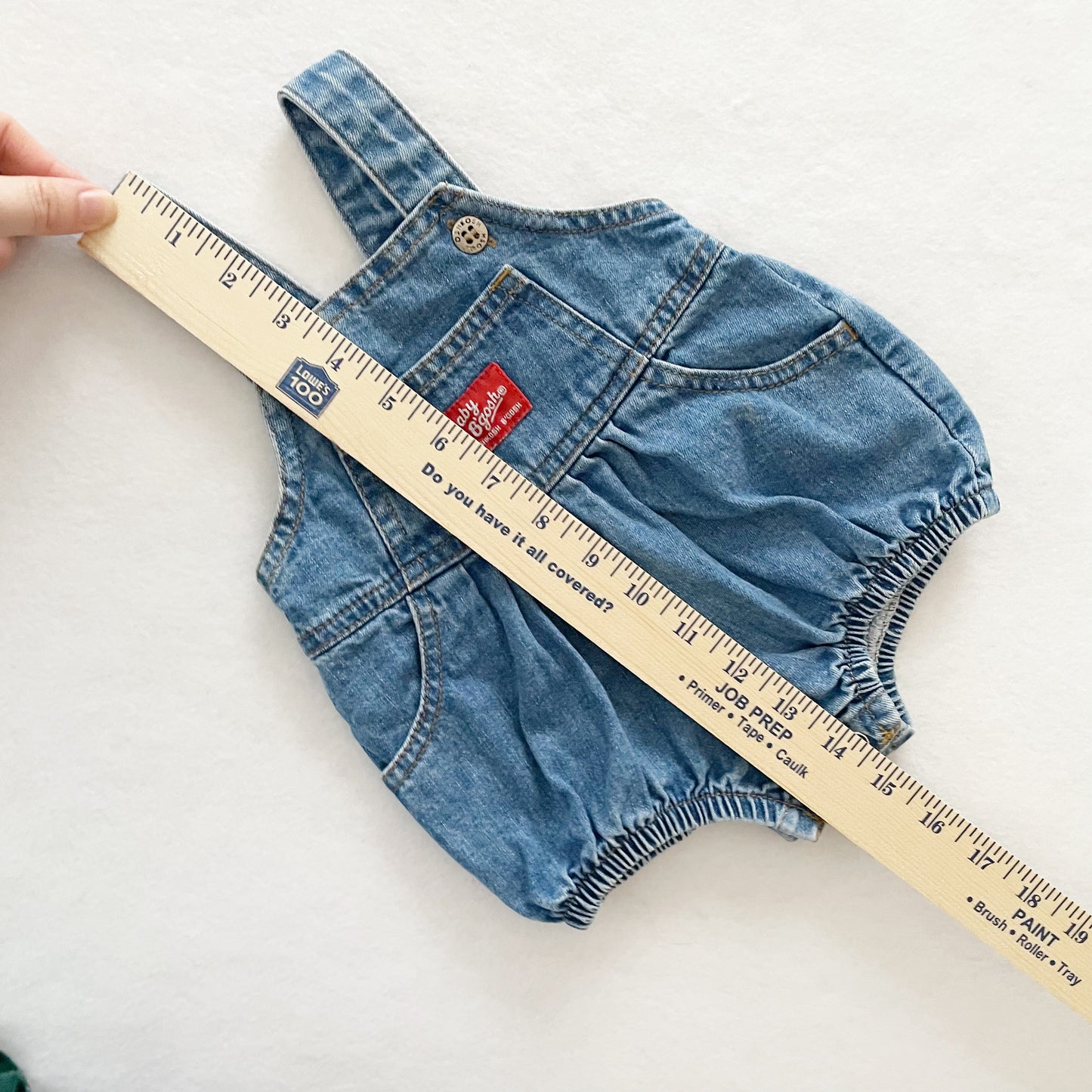 Baby B’gosh Denim Bubble - Yellow Clover Vintage Kids Clothes