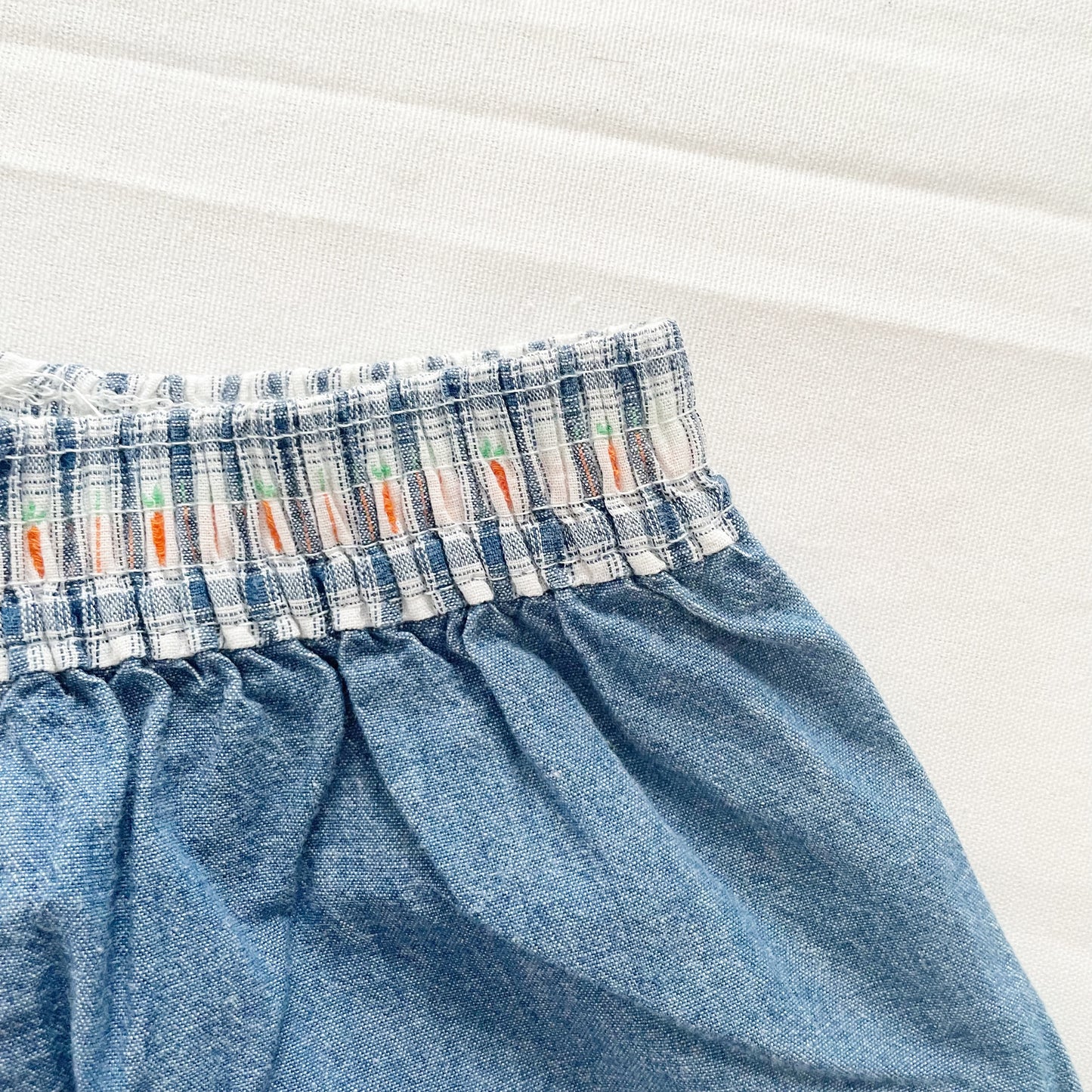 OshKosh Chambray Carrot Plaid Shorts