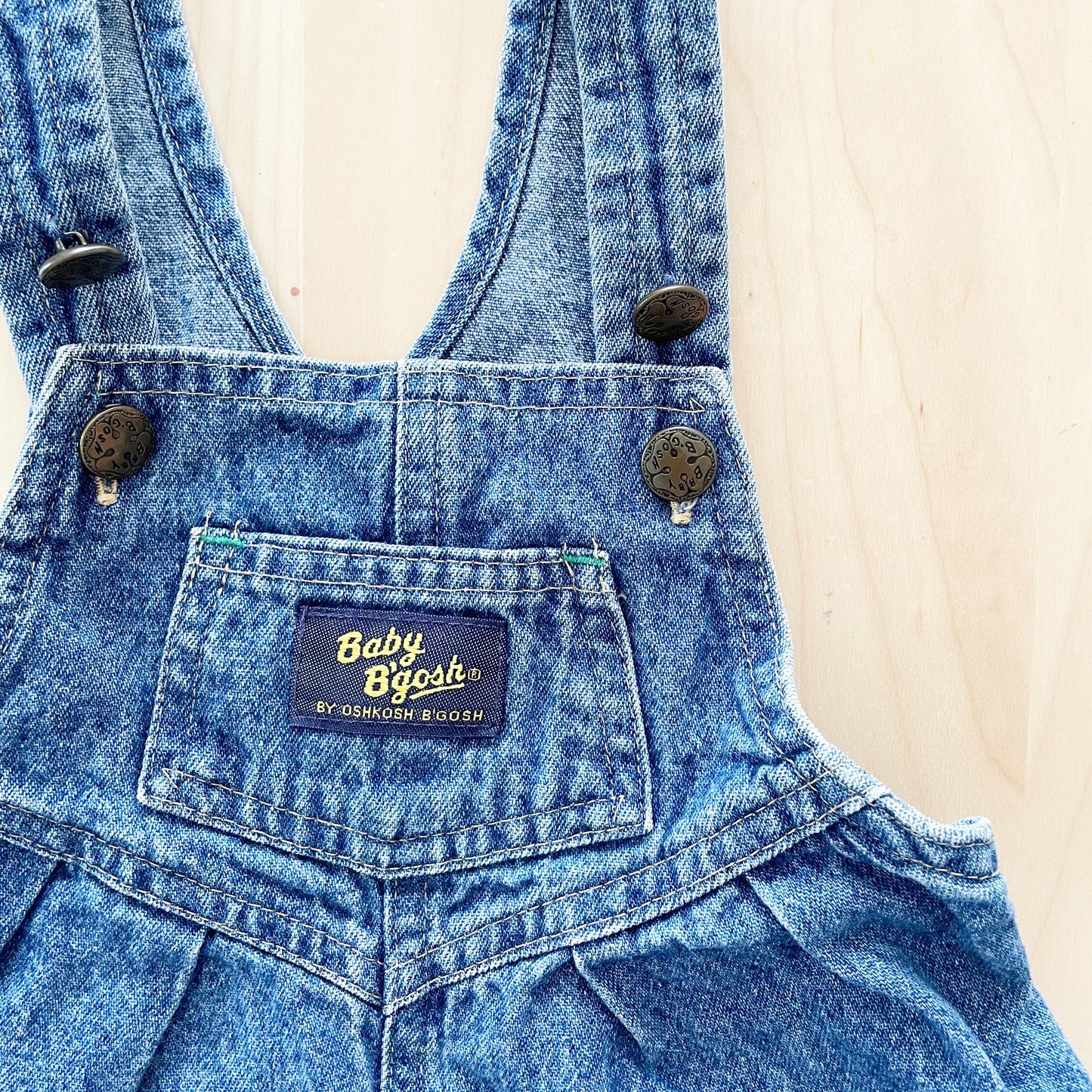 Baby B’gosh Bubble Overalls - Yellow Clover Vintage Kids Clothes