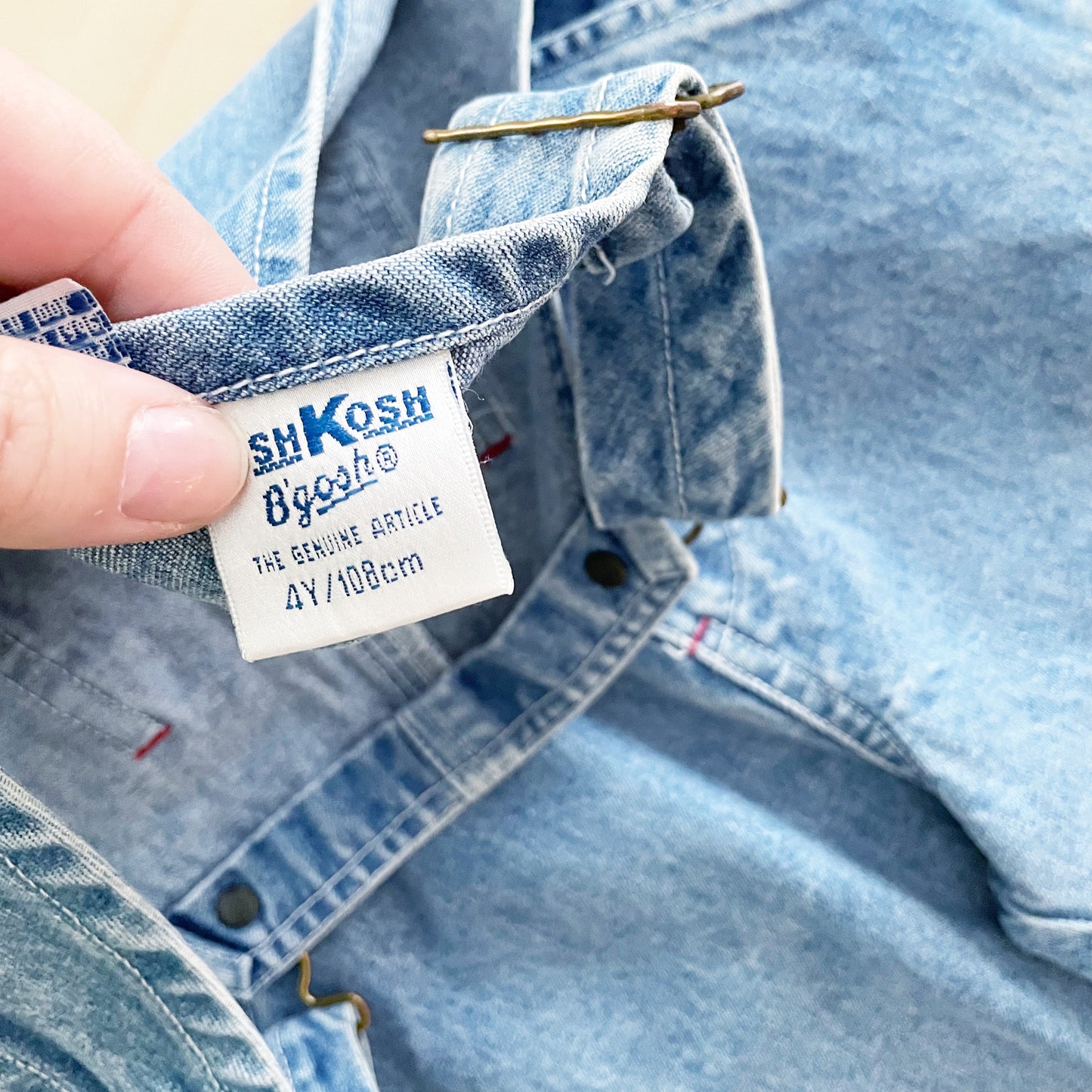 OshKosh Medium Light Wash Overalls