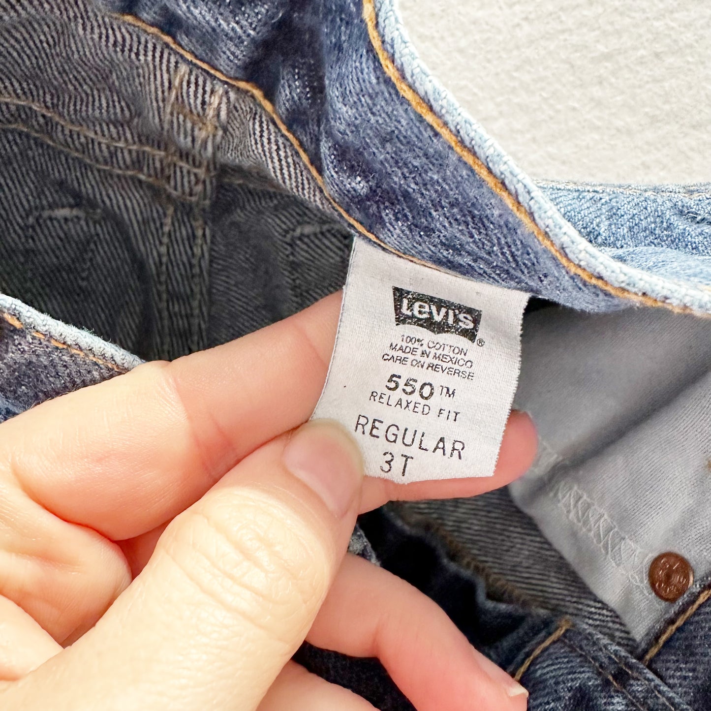 Levi’s 550 Relaxed Fit Jeans - Yellow Clover Vintage Kids Clothes