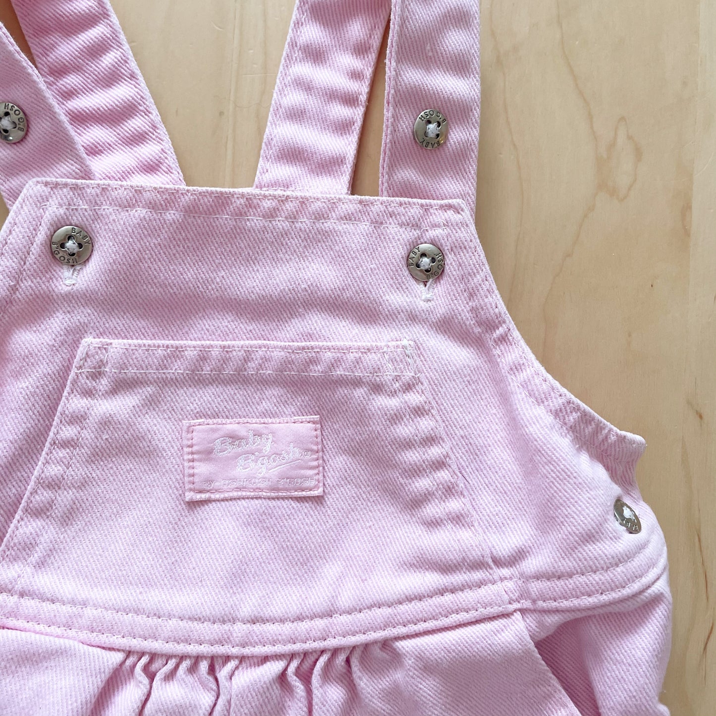 Vintage Baby B’gosh Pink Denim Overalls