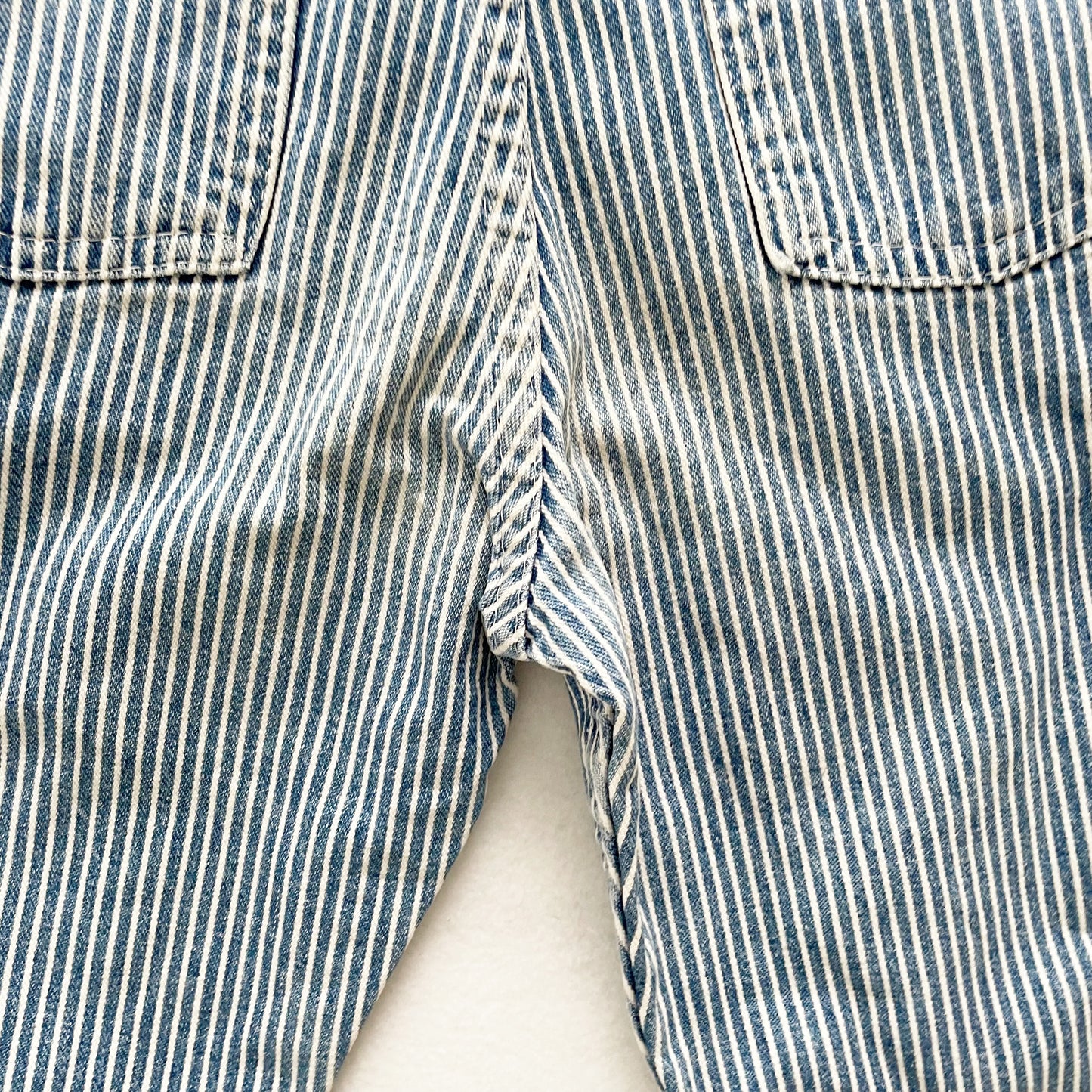 OshKosh Hickory Stripe Denim Overalls