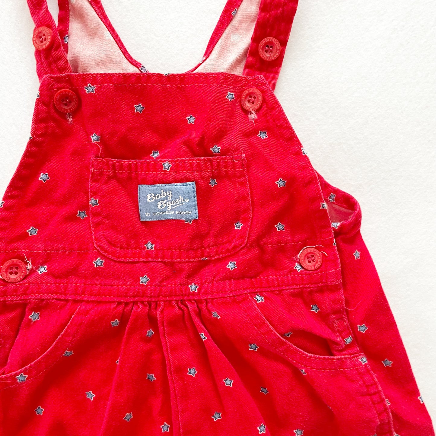 Baby B’gosh Red Star Print Overalls
