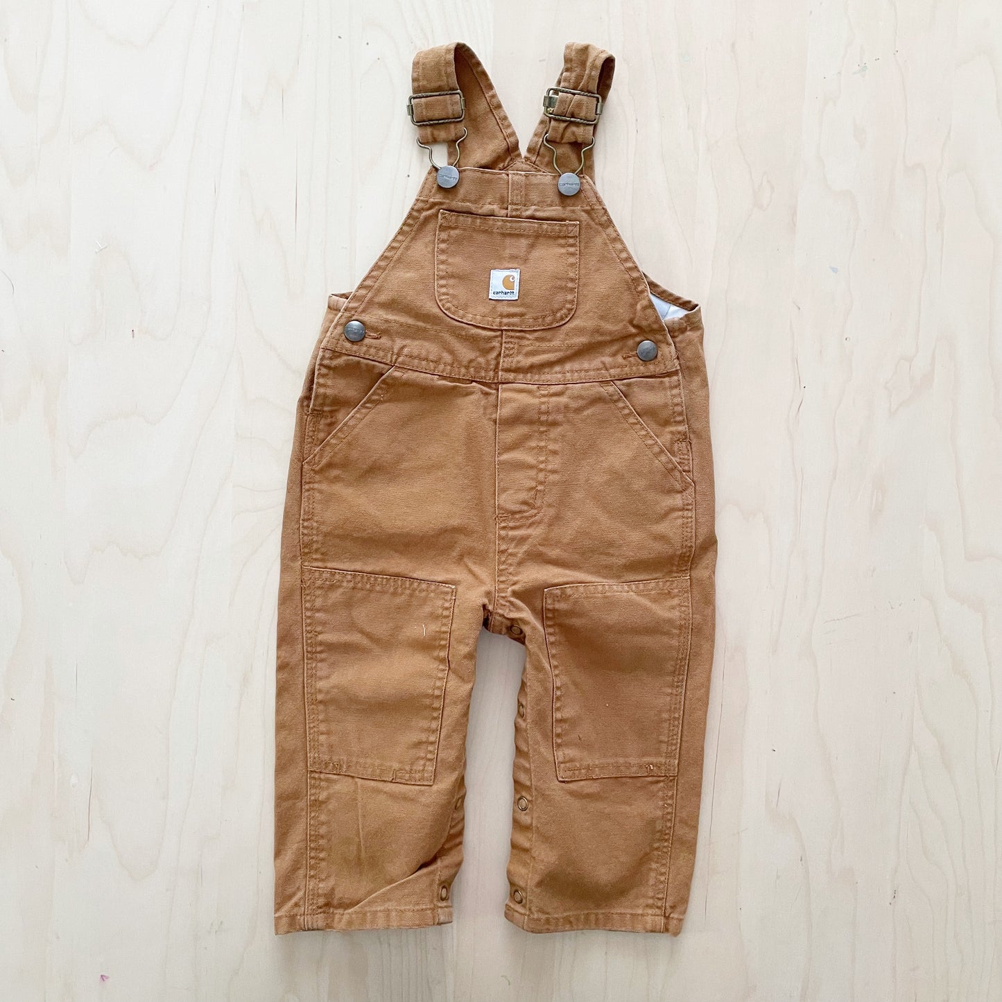 Carhartt Reinforeced Knee Overalls - Yellow Clover Vintage Kids Clothes
