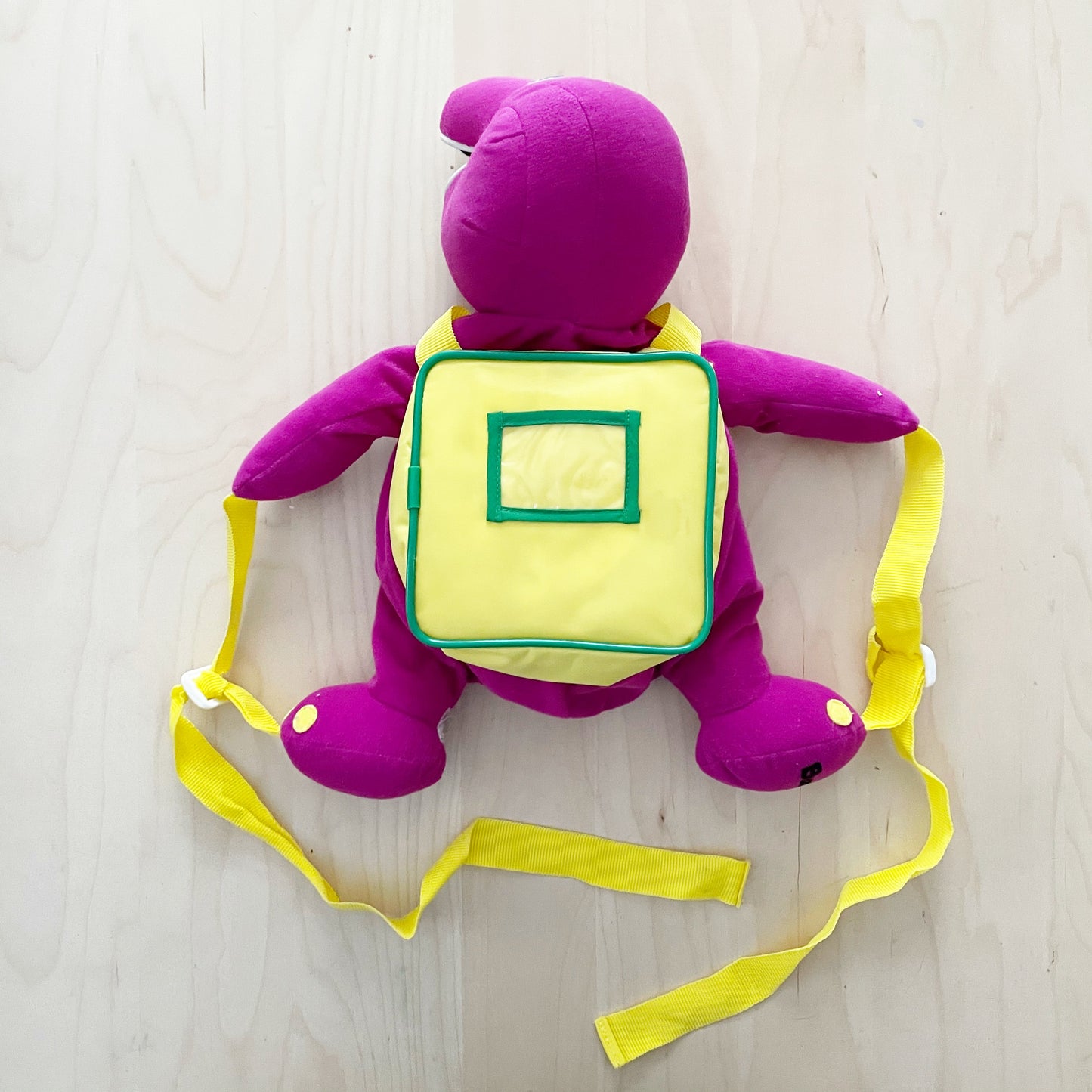 Vintage Barney Plush Backpack