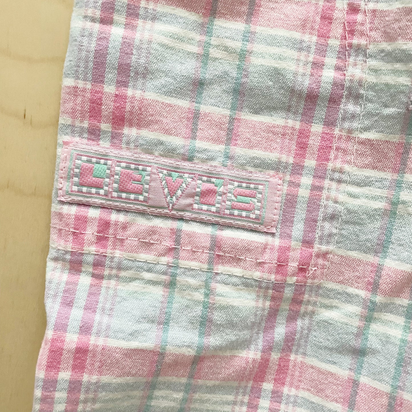 Levi’s Plaid Jumpsuit