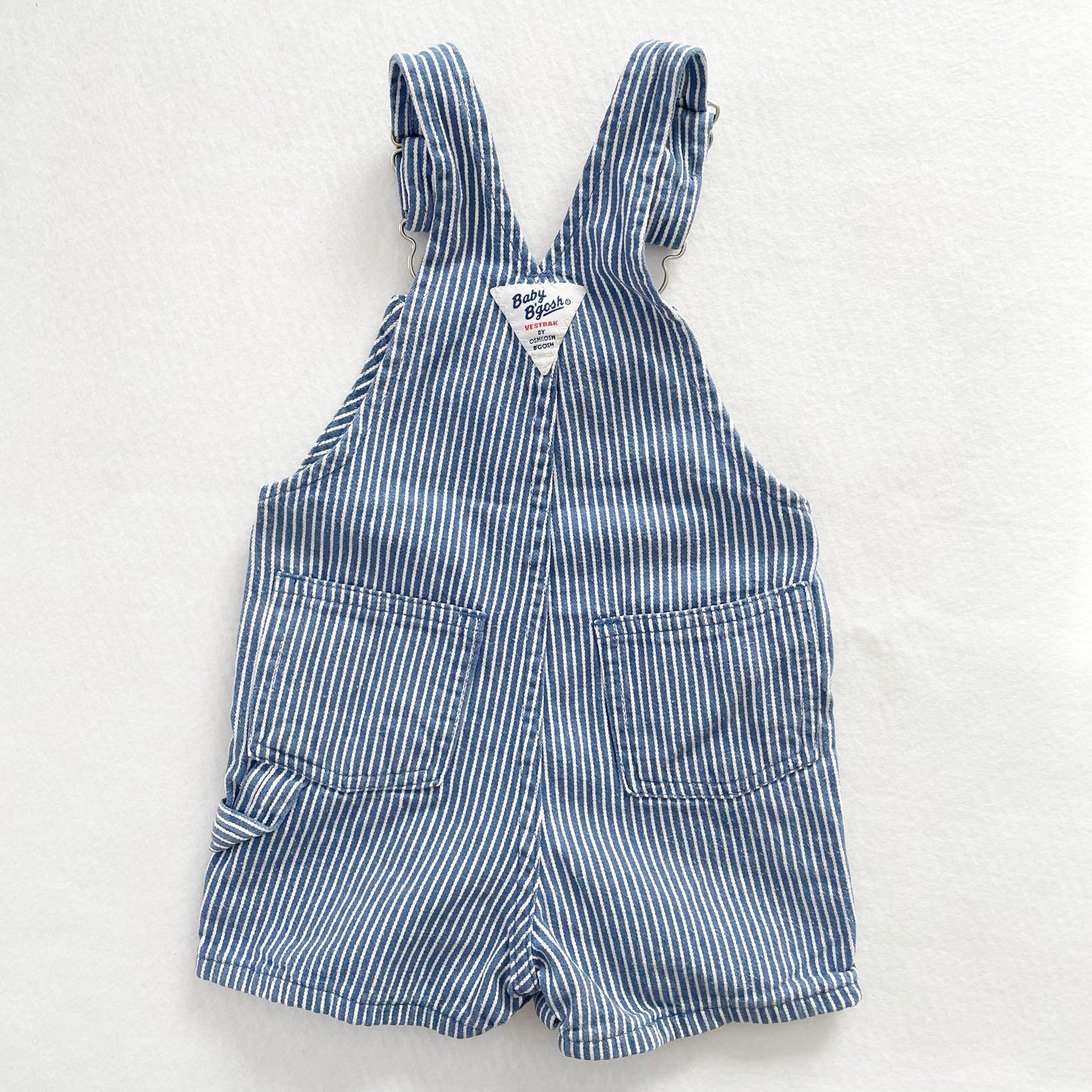Baby B’gosh Blue Hickory Stripe Shortalls