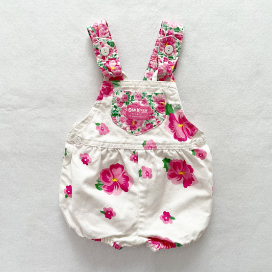 Vintage Kids OshKosh Hibiscus Floral Bubble