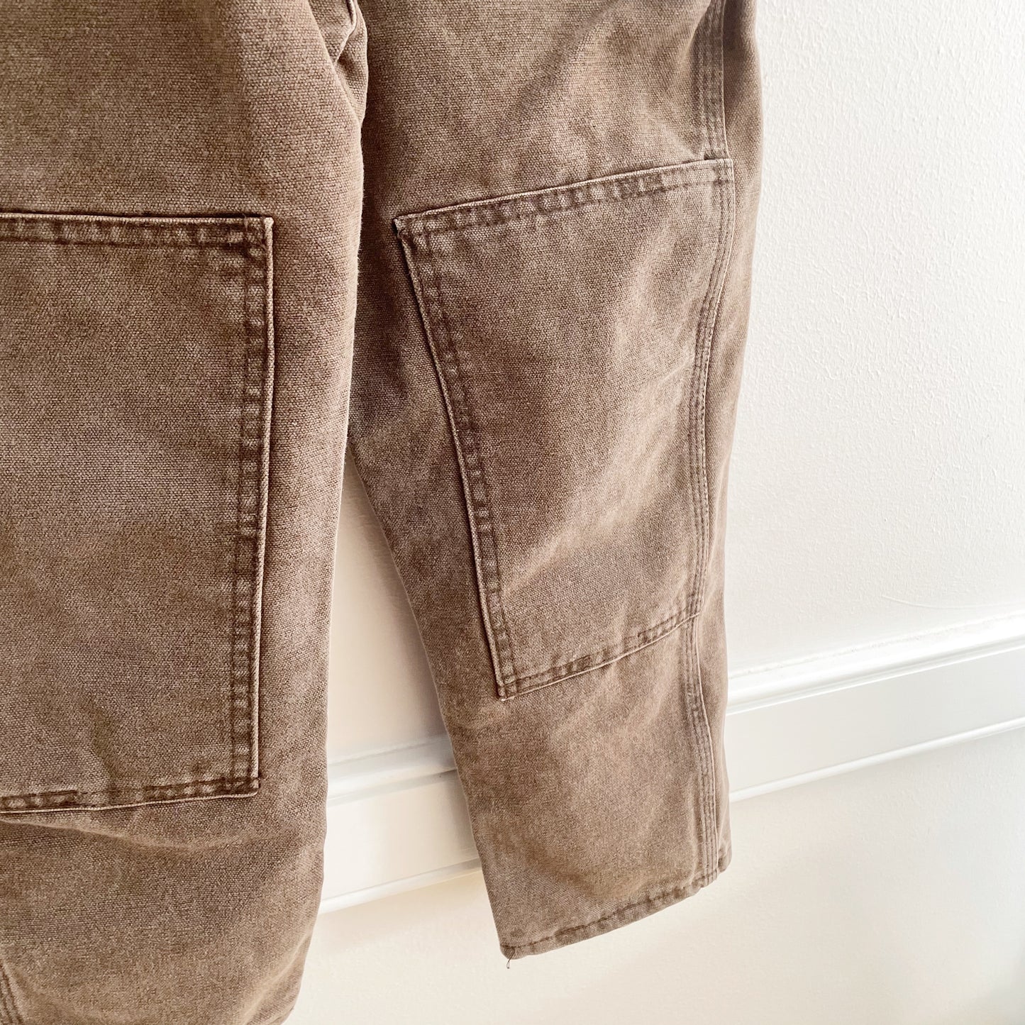 Vintage Brown Carhartt Overalls - Yellow Clover Vintage Kids Clothes