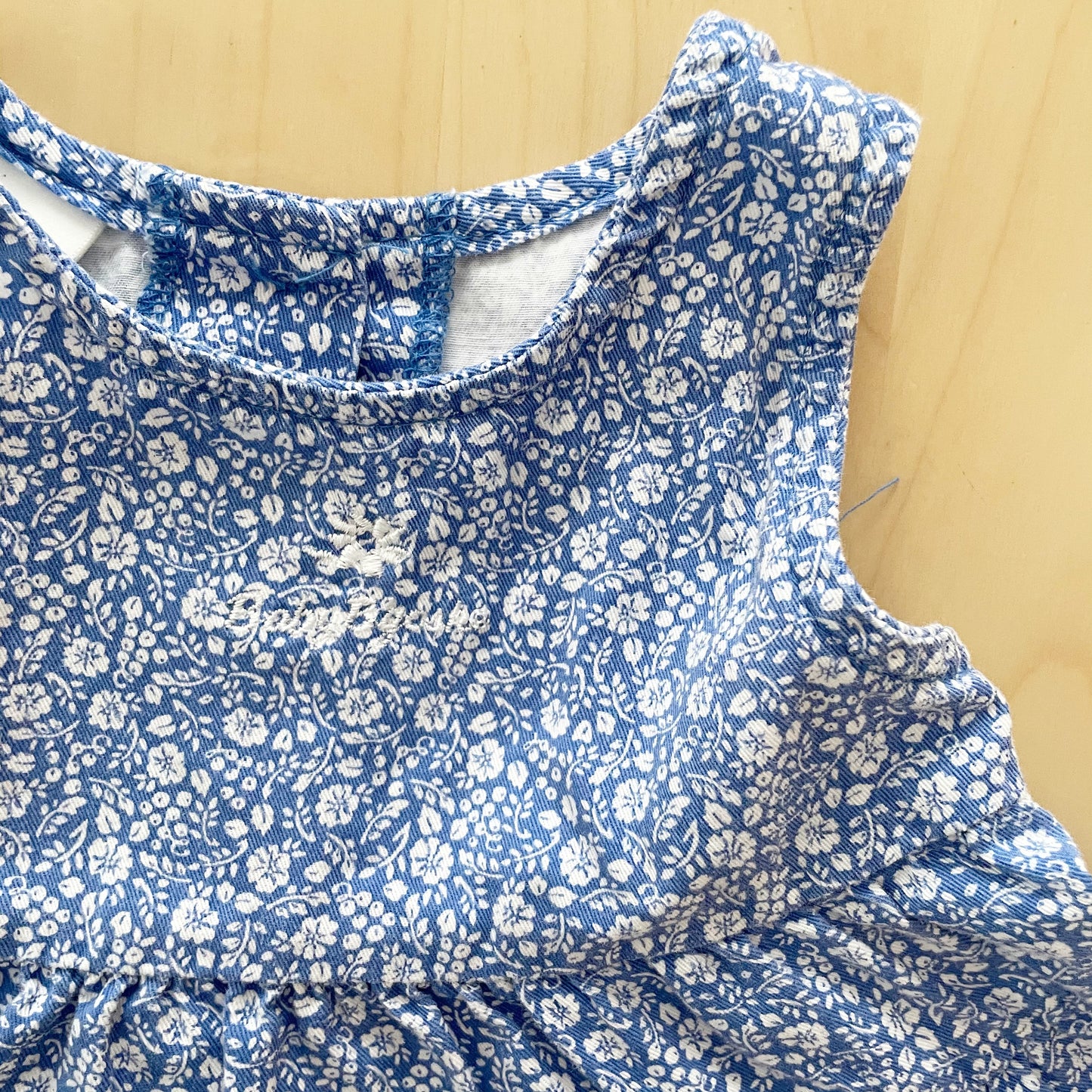 Baby B’gosh Ditsy Floral Tiered Dress - Yellow Clover Vintage Kids Clothes