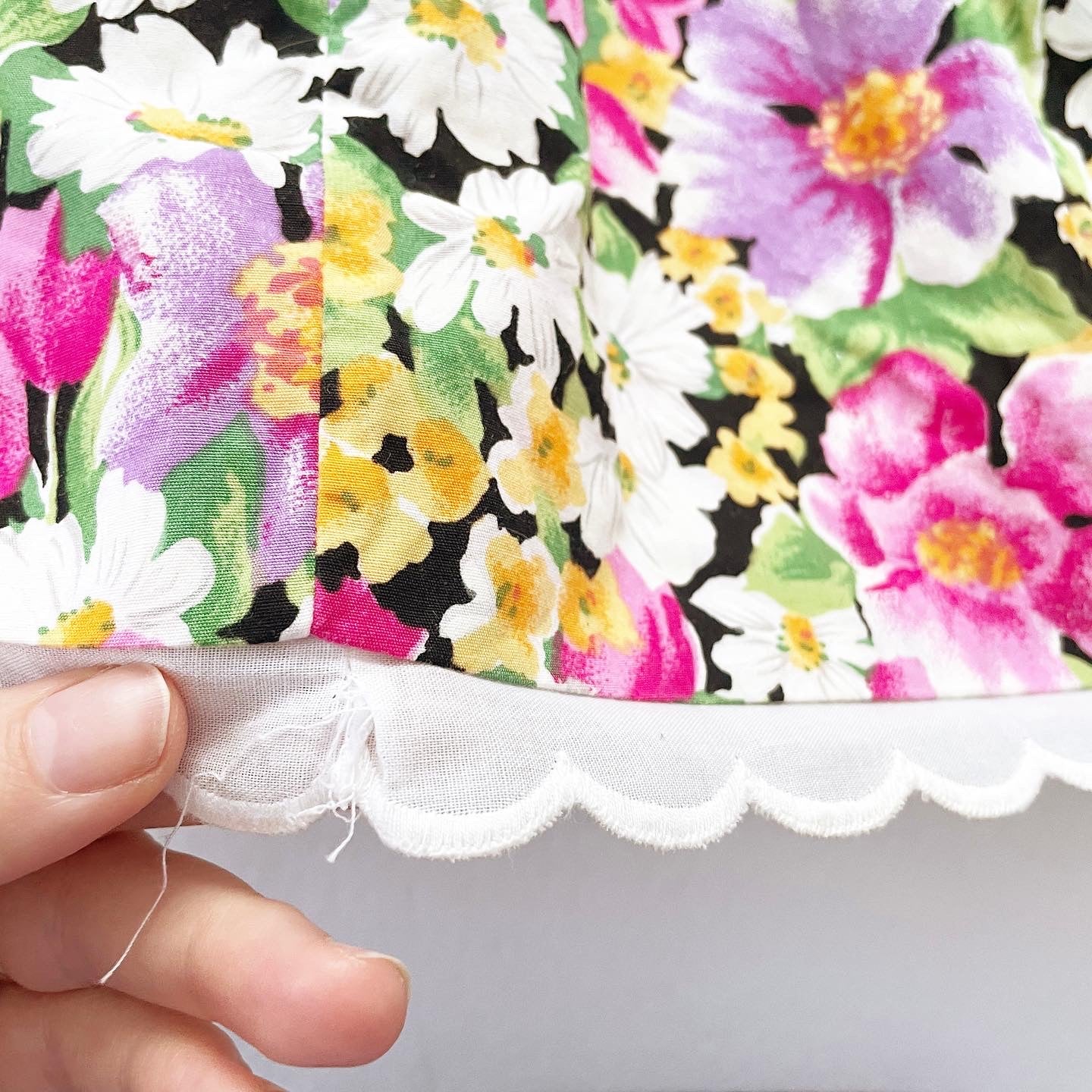 Sylvia Whyte Spring Floral Dress - Yellow Clover Vintage Kids Clothes