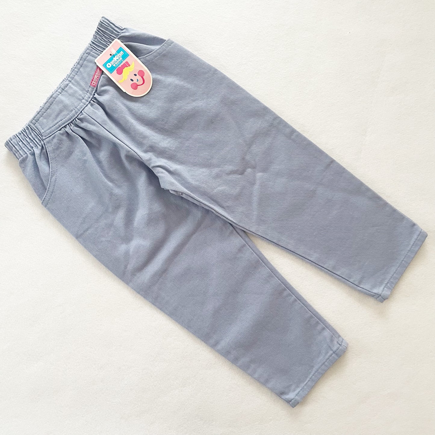 OshKosh Periwinkle Yoke Pull On Pants - Yellow Clover Vintage Kids Clothes