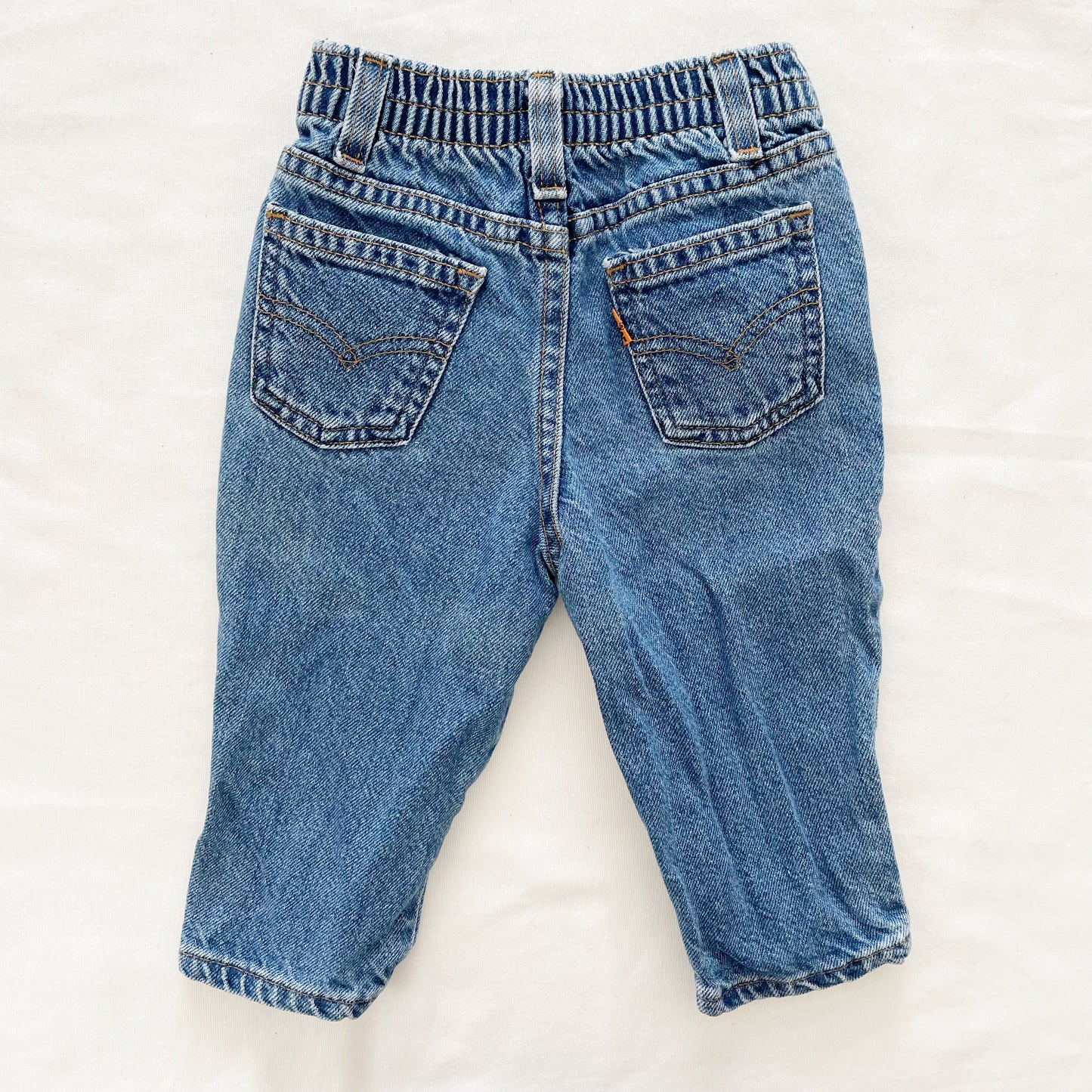 Levi’s Medium Wash Orange Tab Jeans