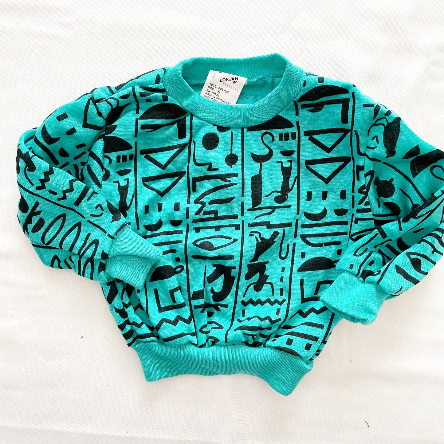 Hieroglyphics Print Sweatshirt Set • 5T (?)