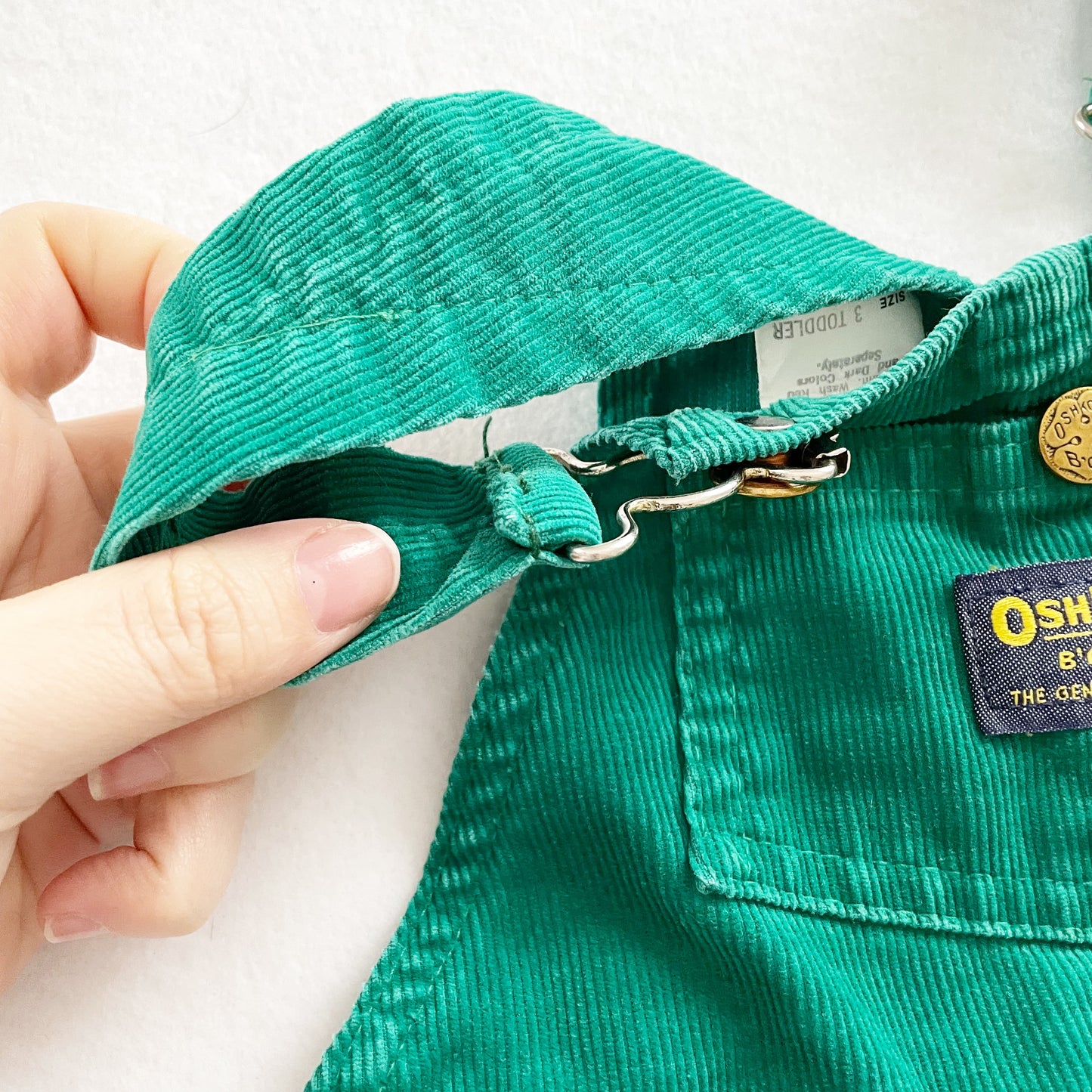 OshKosh Emerald Green Cord Overalls