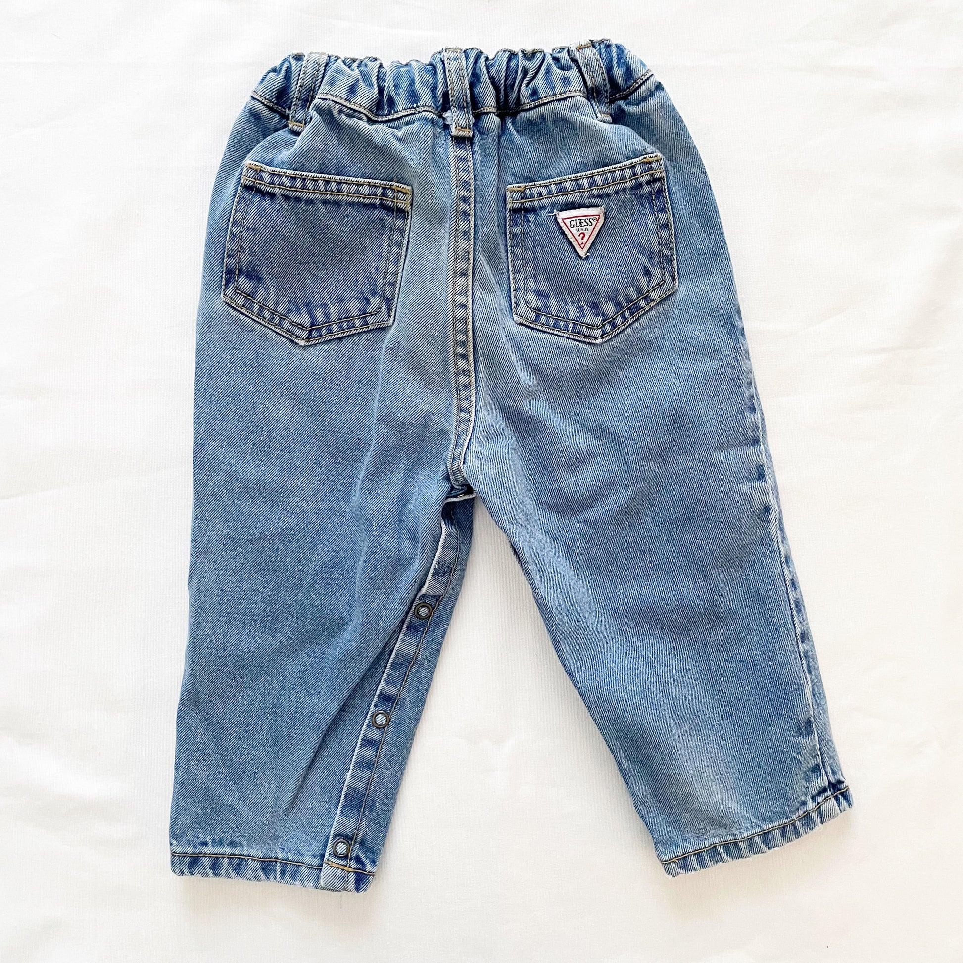 Guess Medium Light Wash Jeans - Yellow Clover Vintage Kids Clothes