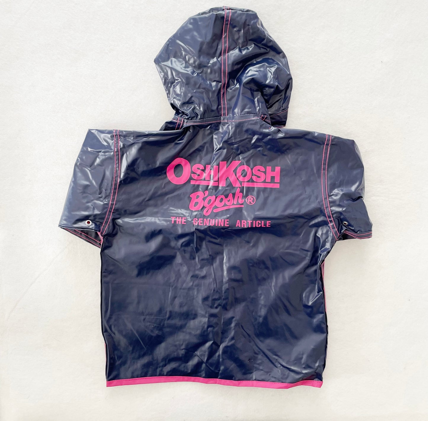 OshKosh Reversible Rain Jacket - Yellow Clover Vintage Kids Clothes