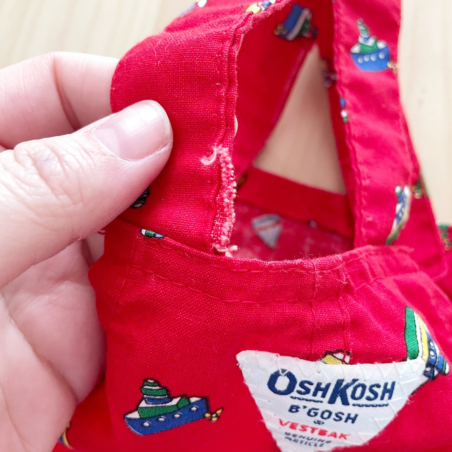 OshKosh Boat Print Bubble Romper