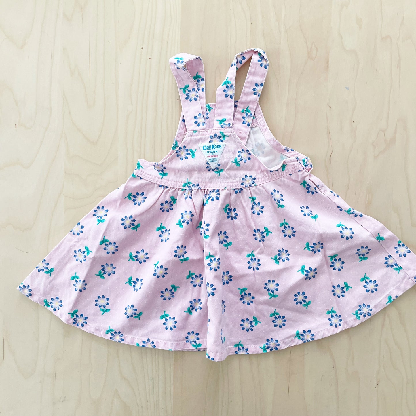 OshKosh Daisy Floral Skirtall - Yellow Clover Vintage Kids Clothes