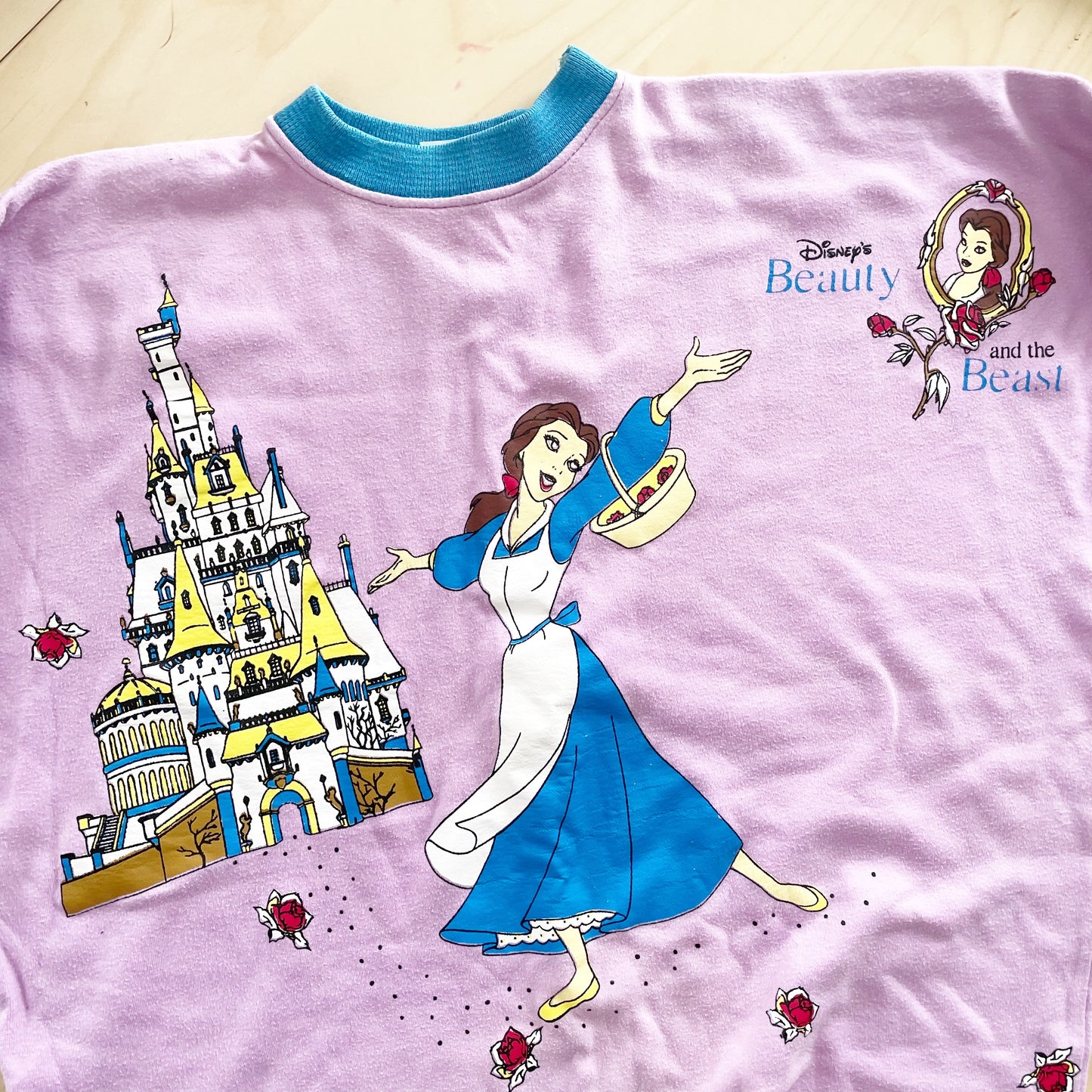 Vintage Beauty and the Beast Romper - Yellow Clover Vintage Kids Clothes