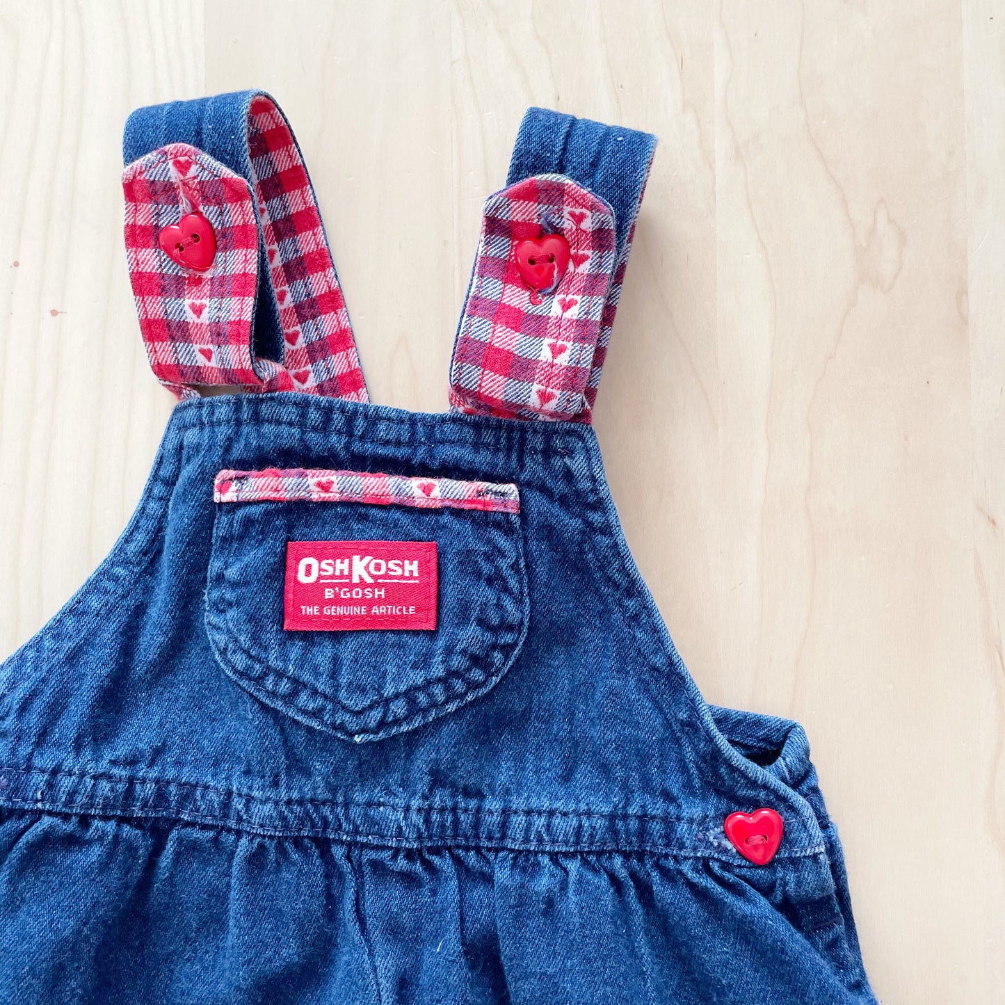 OshKosh Heart Detail Denim Overalls
